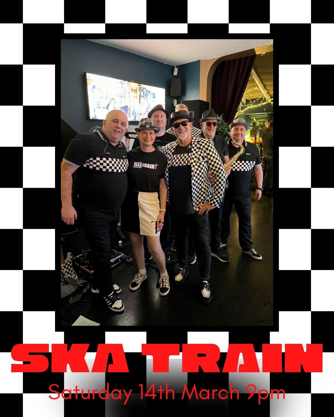 Love The Specials, The Selector and that unmistakable ska vibe? Join us at Ronnie’s this Saturday night for an evening packed with the tunes you know and love.
Great music, great crowd and the perfect excuse for a night out — we’d love to see you there. 🎷🎶
#skamusic @skatrainuk #cocktailbarwarwick #livemusicwarwick #warwickbars #drinksandvibes #cocktailsandmusic