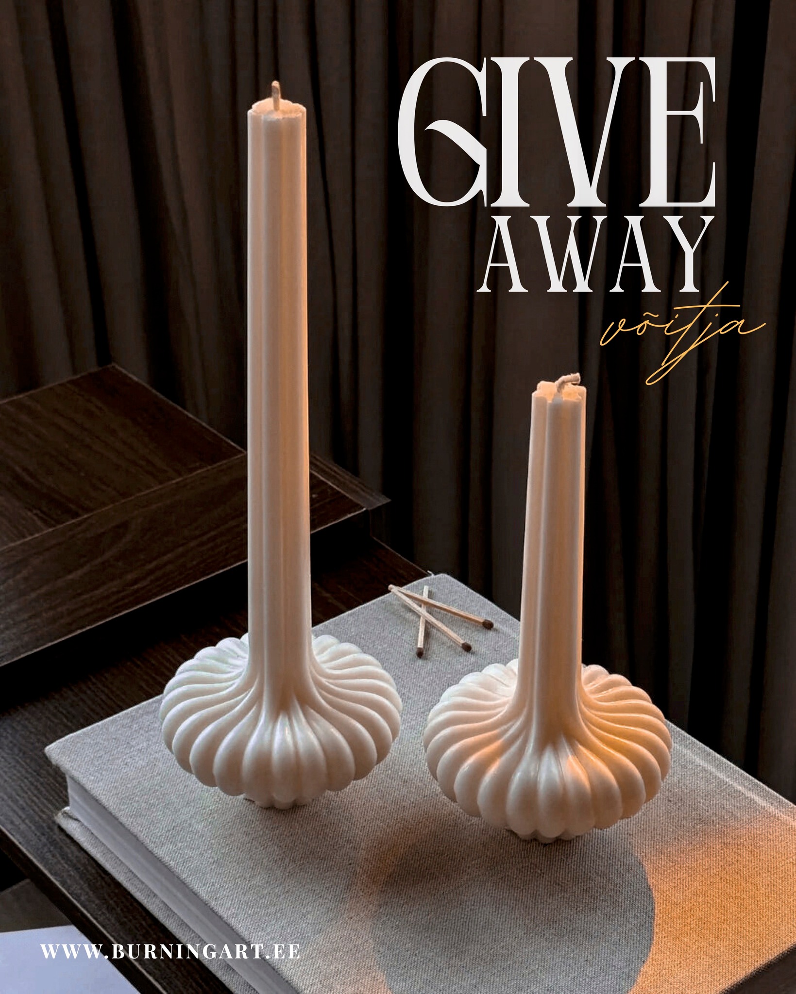 🎉 GIVEAWAY VÕITJA ON SELGUNUD! 🎉
Aitäh kõigile, kes meie käsitööküünla GIVEAWAY’s osalesid 💛
Ja nüüd… hetk, mida kõik ootasid!
🏆 Võitja on: @pirtsu50 🎊
Palju õnne! 🎁 Me võtame Sinuga peatselt ühendust, et auhind sinuni jõuaks.
Neile, kes seekord ei võitnud - ärge muretsege. JÄRGMINE GIVEAWAY algab juba 15. märtsil! Lisaks, varsti on tulemas uusi üllatusi ja võimalusi. Hoidke meie tegemistel silm peal 👀
✨ burningart.ee
-
🎉 GIVEAWAY WINNER ANNOUNCED! 🎉
Thank you to everyone who participated in our handmade candle GIVEAWAY 💛
And now… the moment you’ve all been waiting for!
🏆 The winner is: @pirtsu50 🎊
Congratulations! 🎁 We’ll be in touch with you shortly to arrange delivery of your prize.
To those who didn’t win this time - don’t worry. The NEXT GIVEAWAY starts on March 15! Plus, more surprises and opportunities are coming soon. Stay tuned 👀
✨ burningart.ee
#giveaway #winner #giveawaywinner #võitja #burningart