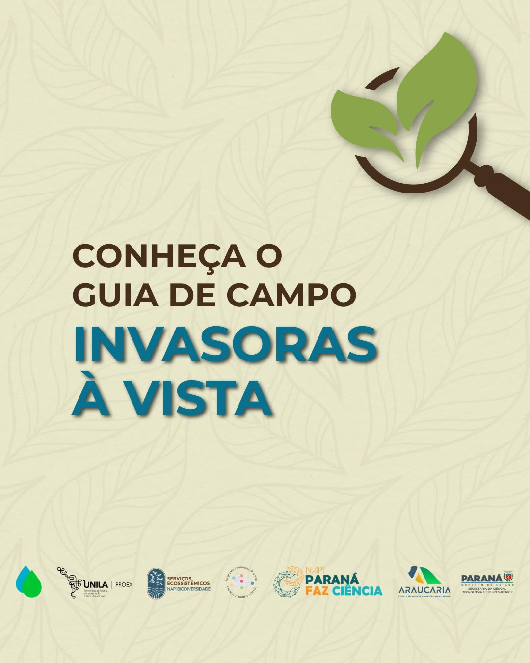🌿📗 Vem aí o Guia de Campo Invasoras à Vista!
Estamos na fase final de preparação de um material que vai ajudar você a identificar plantas invasoras presentes nas áreas verdes de Foz do Iguaçu e contribuir com o monitoramento participativo da nossa biodiversidade 🌎💚
O guia apresentará um protocolo de ciência cidadã, lista de espécies registradas no município, informações para identificação e pranchas ilustradas para facilitar o reconhecimento em campo.
E o melhor: você poderá colaborar registrando ocorrências e ajudando a entender onde essas espécies estão e quais impactos podem causar nos ecossistemas.
🔎🌱 Quer ser um cidadão cientista?
Acompanhe nossas publicações e prepare-se para participar!
Texto: Manuela Vivas
#cienciacidada #educacaoambiental #plantasinvasoras #biodiversidade