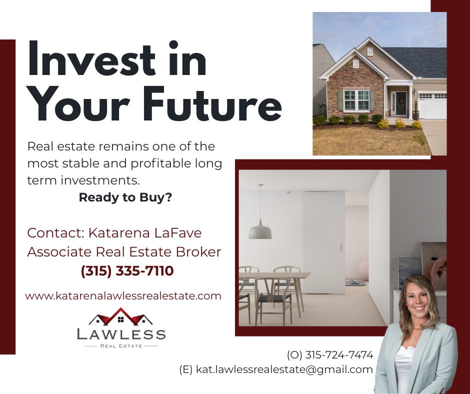 ✨ Thinking About Buying or Selling in Upstate NY? ✨
Whether you’re upgrading, downsizing, relocating, or buying your first home, you deserve a local expert who knows the market inside and out.
I proudly serve:
📍 Adirondacks
📍Mohawk Valley
📍 Oneida County
📍 Herkimer County
&& surrounding areas
With strategic marketing, strong negotiation, and local insight, I help my clients move with confidence.
🏠 Homes are selling.
📈 Buyers are active.
💬 Let’s talk about your next move.
📲 Message me today for a FREE home value or buyer consultation.
Katarena LaFave
Associate Broker with Lawless Real Estate 🏡
(M) 315-335-7110
(O) 315-724-7474
(E) Kat.lawlessrealestate@gmail.com