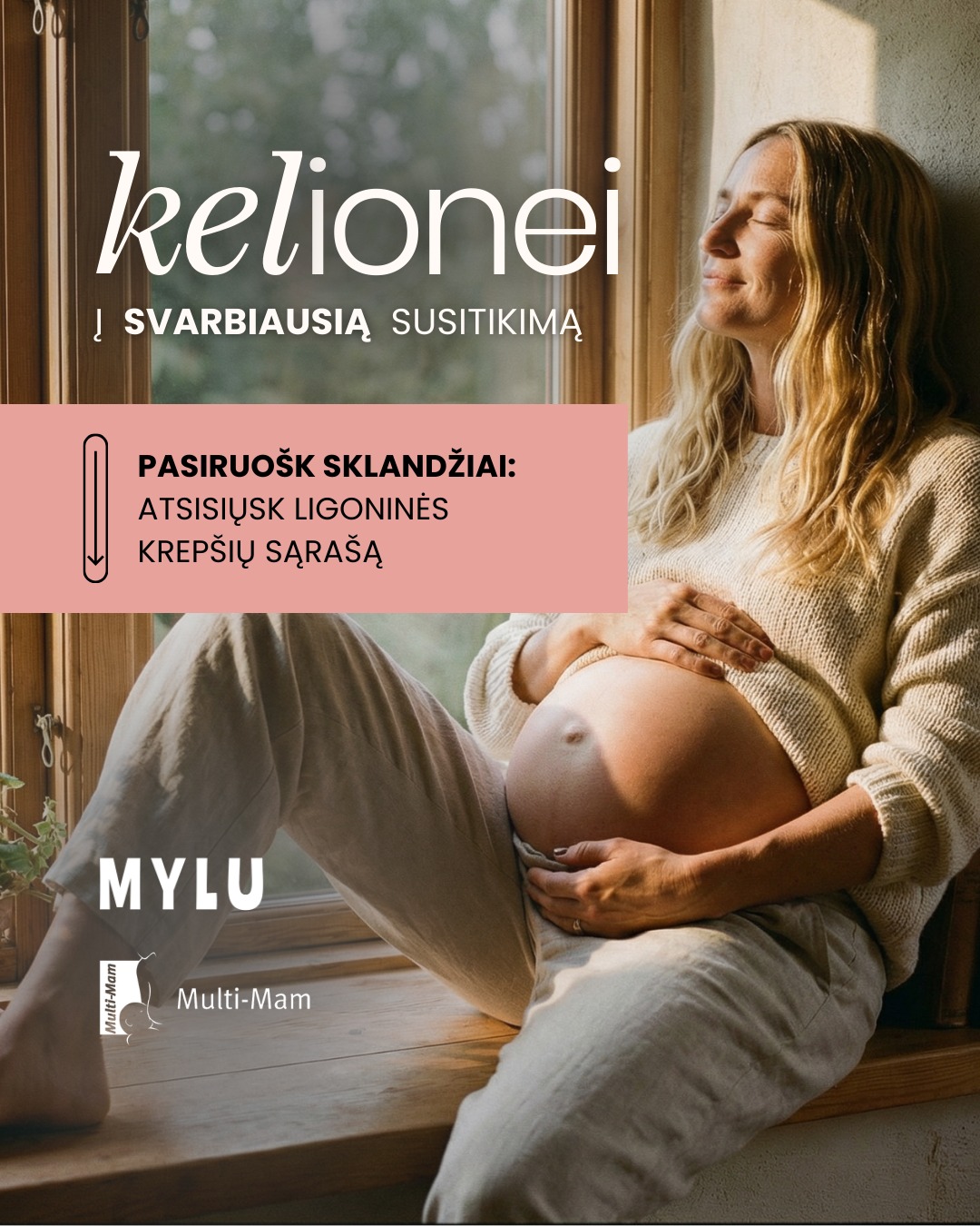 KĄ ĮSIDĖTI Į GIMDYMĄ? 🎒 Dažniausiai paklausus apie pasiruošimą gimdymui paaiškėja viena – vieno krepšio tikrai neužtenka. Patogiausia daiktus suskirstyti į tris: gimdymui, pogimdyminiam laikotarpiui palatoje ir vyrui.
Didžiausia klaida? Prisidėti „dėl viso pikto“. O didžiausias palengvinimas? Turėti trumpą, aiškų ir realiai patikrintą sąrašą.
📌 Kad pasiruošimas būtų paprastesnis, parengėme nemokamą atmintinę, kurioje rasite aiškų daiktų sąrašą atsispausdinimui, kad besikraunant galėtumėte patogiai žymėtis.
📲Pakomentuokite: Krepšiai, ir mes jums atsiųsime nuorodą į nemokamą atmintinę!
- Mylu.lt komanda 🤍
#mylu #mylult #laukiuosi #nestumas #kudikiomiegas #tevyste #motinyste #auklejimas #vaikas #vaikoaugimas #vaikoauginimas #mama #tetis #mamyste #esumama #myluseminaras #videoseminaras #mokymaitevams #tevysteskursai #nestumokursai #tevystesprenumerata #mylutevai