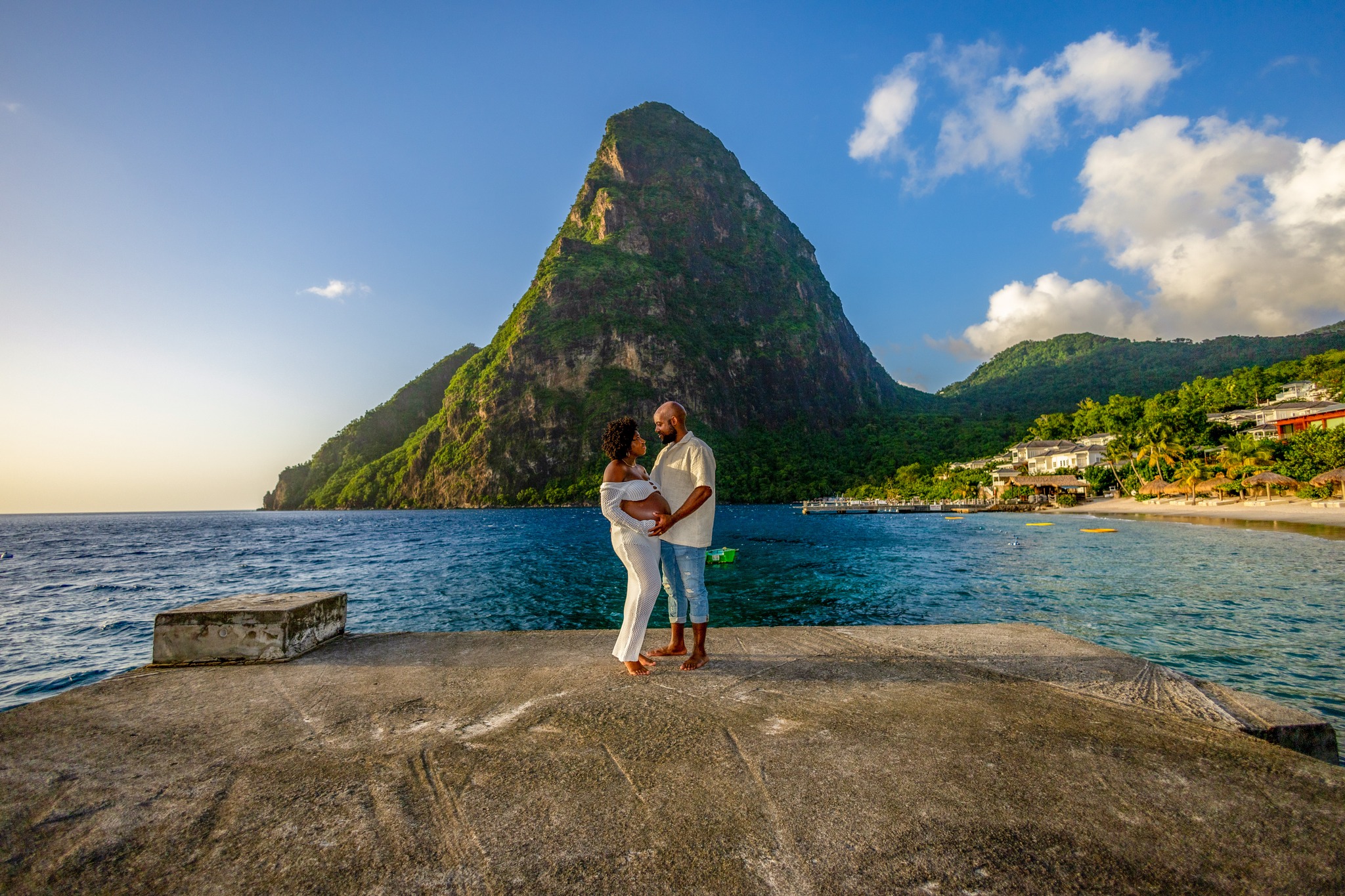 Where new beginnings meet island beauty.
White sand, lush greenery, and memories in the making.
Ready for your own maternity session?
Send us a message or click the link in our bio.
#StLuciaPhotography #SugarBeachSession #MaternityShoot #IslandMemories #PitonsStLucia #TravelStLucia #BeachPhotoshoot