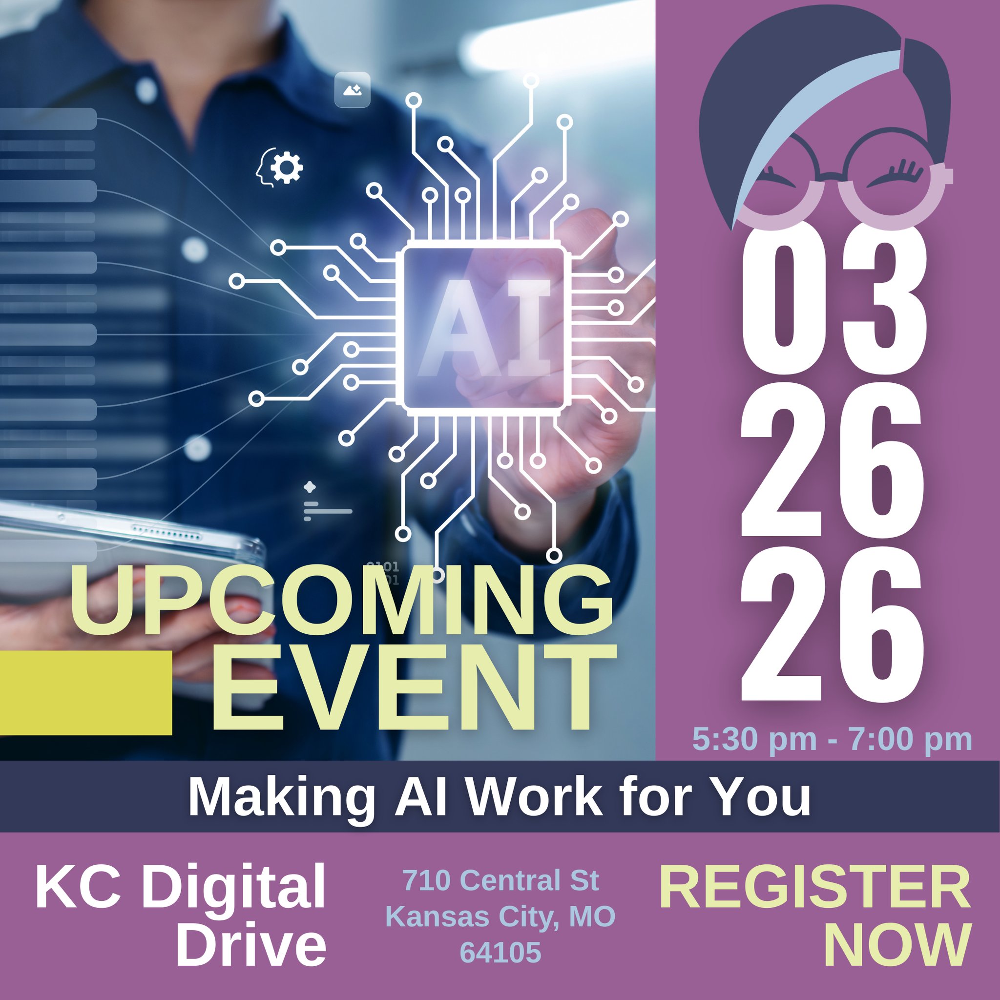 AI is everywhere โ and so is the noise. Bold promises, rapid change, tools here today and gone tomorrow. Hard to know where to focus or what to trust.
That's why we're bringing together a panel of AI experts on March 26th for a practical, no-nonsense conversation for every stage of the adoption curve.
๐๐ฎ๐ซ ๐ฅ๐๐ฌ๐ญ ๐ฉ๐๐ง๐๐ฅ ๐ฌ๐จ๐ฅ๐ ๐จ๐ฎ๐ญ ๐๐๐ฌ๐ญ โ don't miss this one!
๐๏ธ Get your ticket: https://www.digitalwomenkansascity.org/events
Not getting our emails? Join for free (zero obligation):
https://www.digitalwomenkansascity.org/membership
#DWKC #WomenInTech #Networking #Membership #JoinUs #Digital