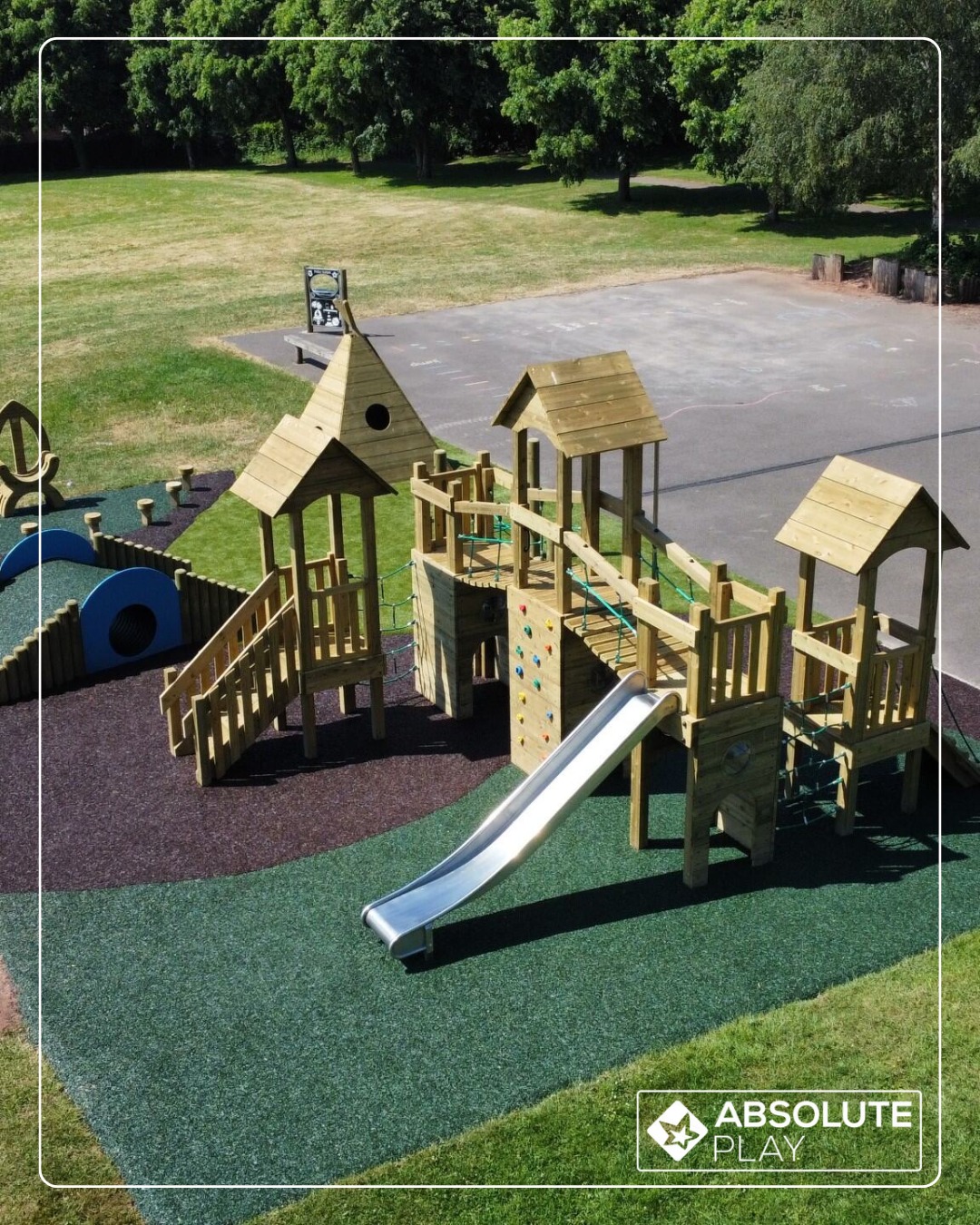 Play equipment designed to inspire, challenge and include.
Our range of play equipment supports:
• Early years through to older children
• Inclusive and accessible play
• Creativity, movement and social interaction
Every piece is selected and designed with purpose, creating play spaces children want to return to again and again.
📧 info@absoluteplay.co.uk