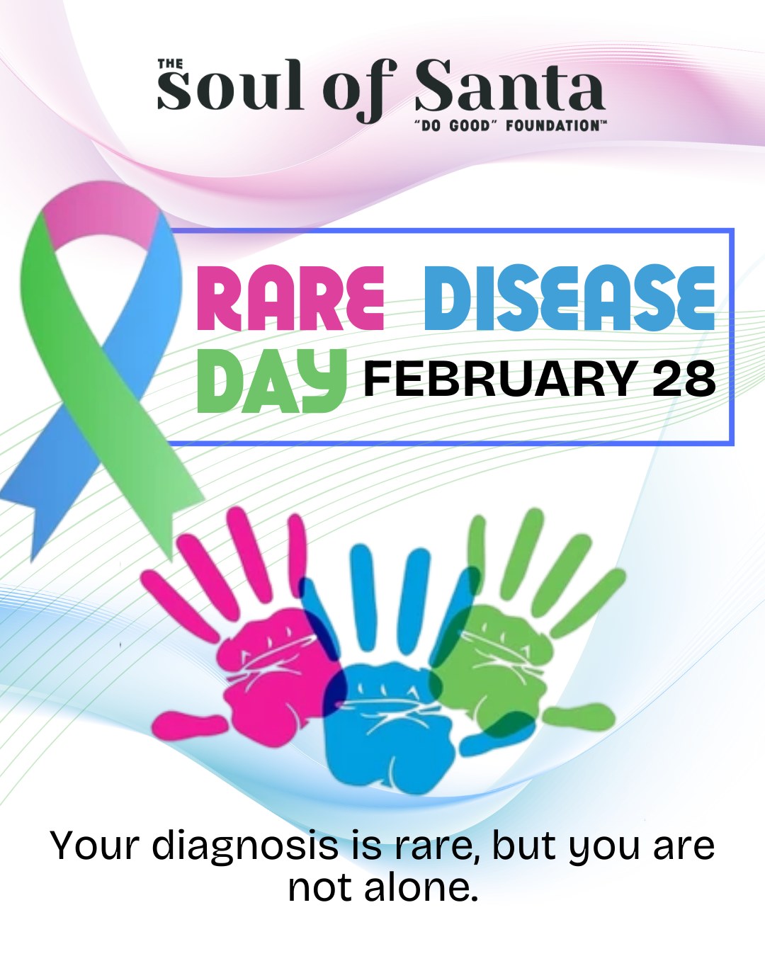 Today is Rare Disease Day. 🦓 Millions worldwide live with rare conditions, and today we celebrate their incredible resilience. The TSOS "Do Good" Foundation stands in support of these warriors and their families.
#TheSoulOfSanta #RareDiseaseDay #CommunityCare #HealthAwareness