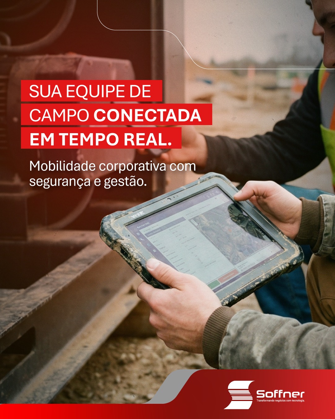 Ter uma equipe externa exige dispositivos confiáveis. Tablets e smartphones modernos permitem que seus vendedores e técnicos entreguem dados em tempo real, com total controle de segurança pela Soffner. Mobilidade sem perder a gestão do que é importante.
Sua equipe tem as ferramentas certas na mão?
📞 +55 16 3333-2925
💬 +55 16 9 9789-9200
🌐 www.soffnertecnologia.com