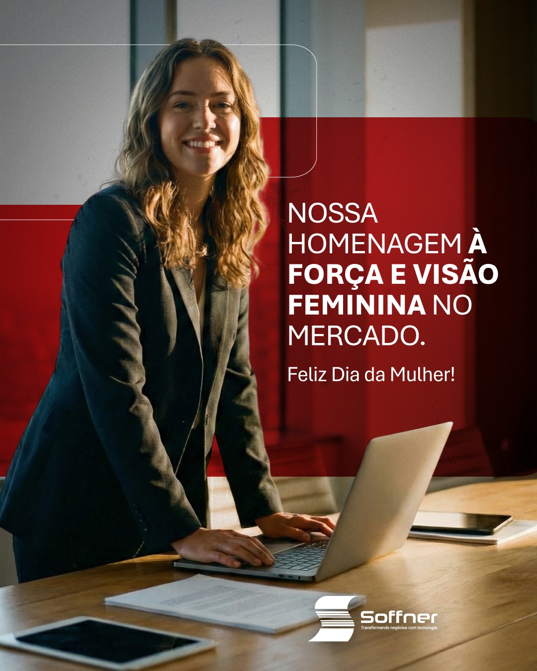 Por trás de grandes inovações, existem mentes femininas brilhantes que desafiam o status quo e lideram com sensibilidade e inteligência. Hoje, celebramos a força das mulheres que ocupam espaços, geram negócios e inspiram novas gerações. Que a tecnologia seja sempre uma ferramenta para potencializar o talento de cada uma de vocês.
Um brinde às nossas parceiras, colaboradoras e clientes!
📞 +55 16 3333-2925
💬 +55 16 9 9789-9200
🌐 www.soffnertecnologia.com