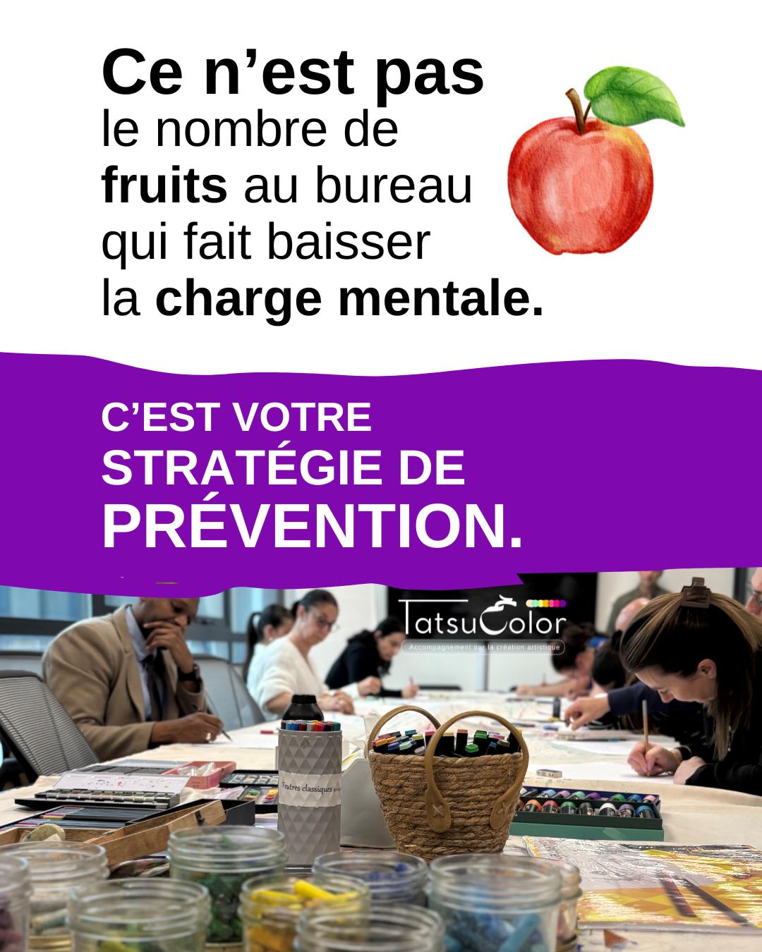 Les fruits, c’est sympa.
La prévention, c’est stratégique.
📅 La QVCT (15 au 19 juin) peut être un déclencheur.
Mais ce qui protège vraiment vos équipes,
ce sont des actions répétées, pensées dans la durée.
→ La santé mentale ne se traite pas en événementiel.
Elle se construit dans le temps, avec une vraie stratégie de prévention.