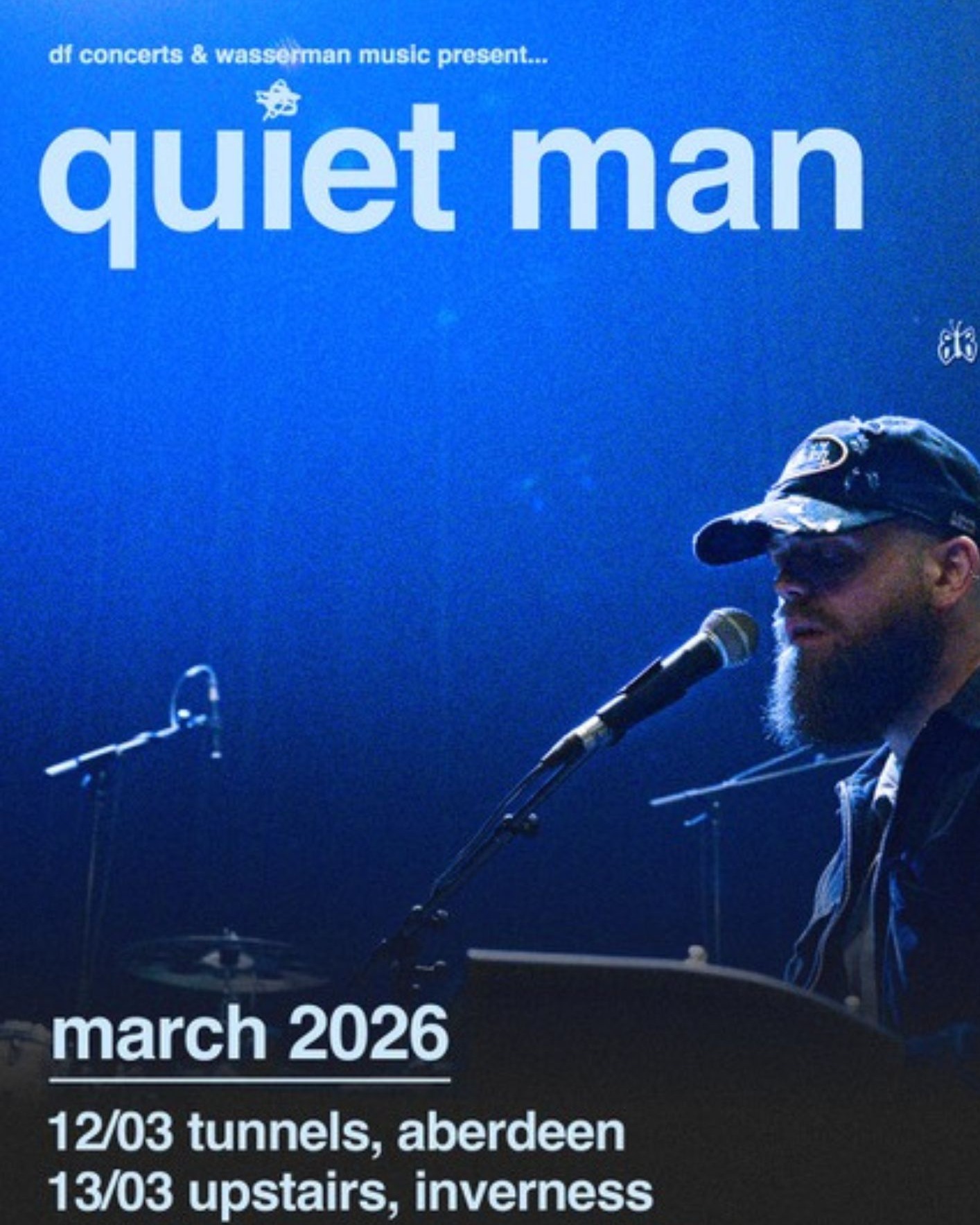 INVERNESS – THIS ONE’S FOR YOU 👀
Quiet Man lands at Upstairs on Friday 13th March 2026 and this is going to be special.
Raw vocals. Honest lyrics. That spine-tingling live energy you only get in an intimate room.
These shows don’t stay quiet for long…
🎟 Grab tickets now before they’re gone:
https://www.ticketweb.uk/event/quiet-man-upstairs-inverness-tickets/14099424?pl=gigsinscotland
📍 Upstairs, Inverness
#UpstairsInverness #QuietMan #ScottishMusic