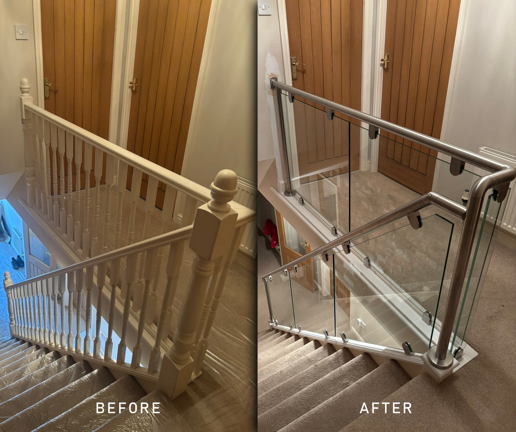 ⨠Staircase Transformation Complete! â¨
Out with the traditional white painted spindlesâŚ
In with a sleek, modern stainless steel & glass design.
This recent renovation has completely opened up the space, creating a brighter, more contemporary feel throughout the home.
âď¸ Premium stainless steel posts
âď¸ 10mm toughened safety glass
âď¸ Clean, modern finish
âď¸ Built to last
The result? A staircase that feels bigger, lighter, and effortlessly stylish.
If you're thinking about upgrading your staircase, weâd love to help bring your vision to life.
đŠ Message us for a free quote.
https://www.premierglassbalustrades.co.uk/glass-staircases
#StaircaseRenovation #GlassBalustrade #ModernStaircase #StainlessSteel #HomeImprovement #InteriorUpgrade #ContemporaryDesign #ToughenedGlass #StaircaseMakeover #UKHomes #PremierGlassBalustrades