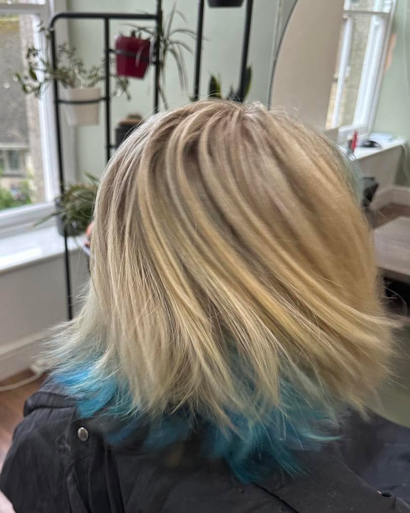 Blue......had fun doing this !