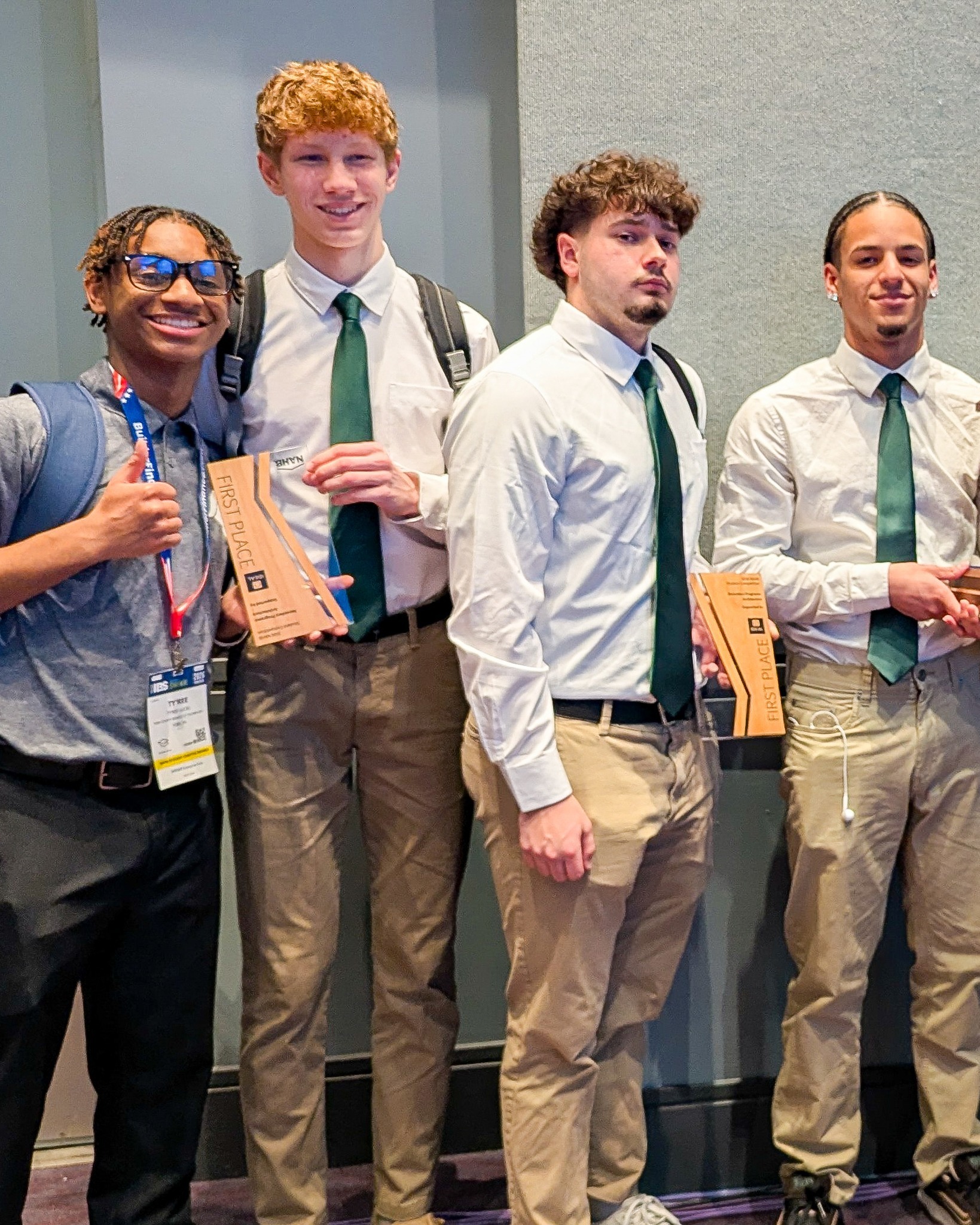 Last month, York Tech students attended the 2026 NAHB International Builders' Show in Orlando, where they participated in the event's student competition. Thanks to months of preparation, they earned first place in the Architecture category! Great job, Spartans! #YorkTechProud
Additionally, during the three-day show, Mr. Sabold, one of our technical teachers and an NAHB advisor, had the privilege of presenting Michael Lohss Jr. with the Occupational Advisory Board Member of the Year Award. Mr. Lohss serves on the OAC for our Construction Trades program, and he has consistently gone above and beyond to support the students of Spartan Nation. Congratulations, Mr. Lohss!