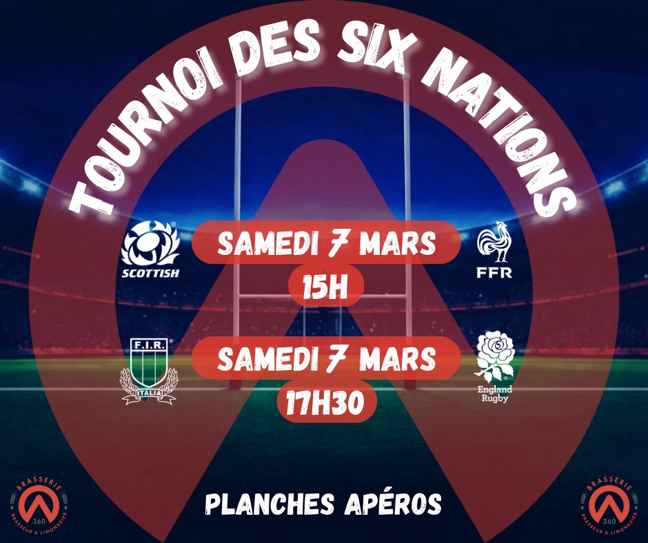 4-ème semaine du tournoi des six nations 🏉
Suivons le parcours de la France samedi contre l'Ecosse 🇫🇷
Bières artisanales et planches apéros 🍻
#bierebio #biere #limonadeartisanale #cratr #brasserie360 #volcapic #volcatea #biereartisanale #cantal #SixNations2026