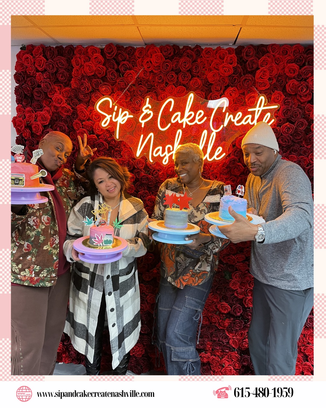 Smiles, sprinkles, and sweet creativity all in one place! At Sip & Cake Create Nashville, every visit turns into a celebration filled with laughter, color, and delicious memories.
From decorating your own masterpiece to sharing joyful moments with friends and family, the experience is just as sweet as the cake itself.
Come sip, create, and leave with more than dessertโleave with unforgettable memories, new skills, and a heart full of happiness youโll want to relive again and again.
.
.
๐ณ๐๐๐๐ ๐ด๐๐๐ ๐๐ป ๐ณ๐๐๐ ๐๐ ๐๐๐ ๐ฉ๐๐๐
๐ญ๐๐๐๐๐ ๐๐ ๐๐ป @sipandcakecreatenashville
.
.
#sipandcakecreatenashville #CakeArt #CakeDesign #CreativeBaking #CakeDecoratingFun #BakeAndCreate #EdibleArt #CakeTime #BakersOfInstagram #NashvilleEvents #SweetCreations #CakeStudio #CreateAndCelebrate #CustomCakes #CakeInspiration #SweetMoments #BakingExperience #CakeDecorators #FunWithFrosting #YourCakeYourArt