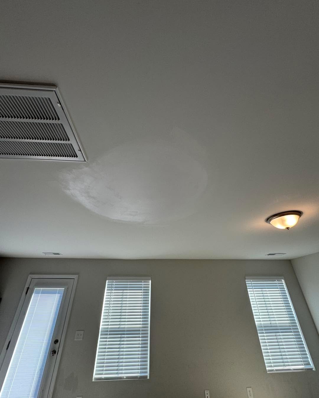 The homeowners started this ceiling repair and brought me in to finish it out clean. I handled the patching, sanding, blending, and final paint to get everything looking right again.
Paint is still wet in the "after" photo, but it'll dry down to a smooth, even finish.
Another small repair that makes a big difference in the room.
• #FayettevilleNC
• #HopeMillsNC
• #DrywallRepair
• #CelingPatch
• #HomeRepairPro
• #HandymanServices
• #TasklineHomeServices
• #BeforeAndAfter