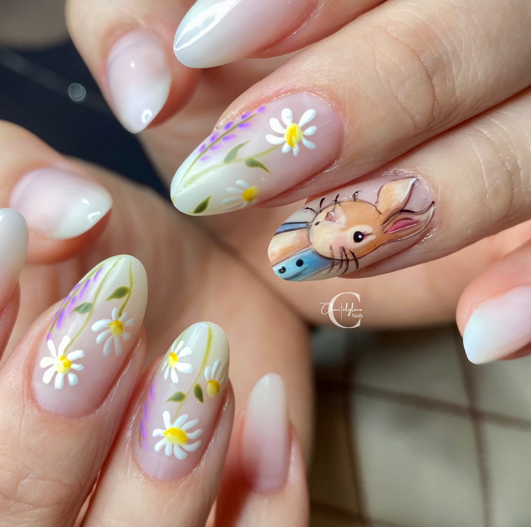 'I may be small, but I’m very brave!’ 🐇✨ Peter Rabbit adventures meet soft spring blooms — book your spring set and let your nails tell a story!
https://www.chantalylacenails.com
Hand-painted artisan stickers and custom nail art at Chantalylace Nails in Edmonton, Alberta. Now accepting new clients
#WatercolorNails #SpringReady #PeterRabbitVibes #EdmontonNails