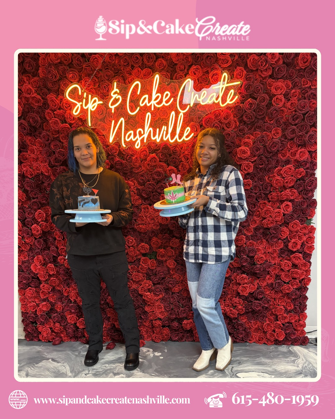 Sweet moments, creative vibes, and unforgettable memories at Sip & Cake Create Nashville! ๐โจ Nothing beats designing your own masterpiece while enjoying great company and a fun atmosphere.
From bold colors to unique details, every cake tells a storyโand these talented creators brought theirs to life beautifully.
Whether itโs a girlsโ night, birthday celebration, or just because, Sip & Cake Create Nashville is the perfect place to sip, create, and celebrate your sweetest ideas. Book your experience today! ๐ฐ๐
.
.
๐ณ๐๐๐๐ ๐ด๐๐๐ ๐๐ป ๐ณ๐๐๐ ๐๐ ๐๐๐ ๐ฉ๐๐๐
๐ญ๐๐๐๐๐ ๐๐ ๐๐ป @sipandcakecreatenashville
.
.
#sipandcakecreatenashville #CakeArt #CakeDesign #CreativeBaking #CakeDecoratingFun #BakeAndCreate #EdibleArt #CakeTime #BakersOfInstagram #NashvilleEvents #SweetCreations #CakeStudio #CreateAndCelebrate #CustomCakes #CakeInspiration #SweetMoments #BakingExperience #CakeDecorators #FunWithFrosting #YourCakeYourArt