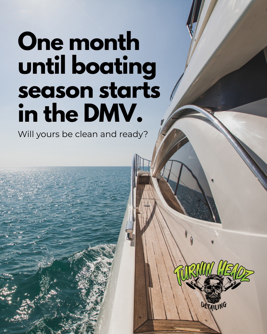 Start the season off on a good note! Give us a call and make sure your boat is sparkling clean!
#marinedetailing #chesapeakebay #boatlife