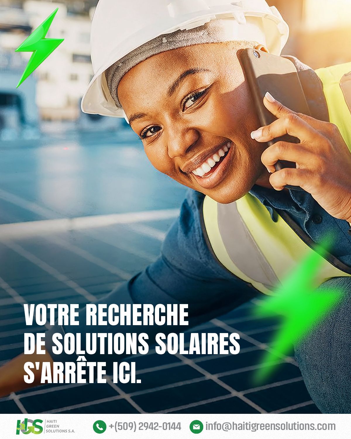 Êtes vous en quête d'autonomie énergétique ? Ne cherchez plus car la solution solaire idéale pour votre maison ou votre entreprise est chez HGS ! ☀️🔌
#HGS #solarpower #haitigreensolutions