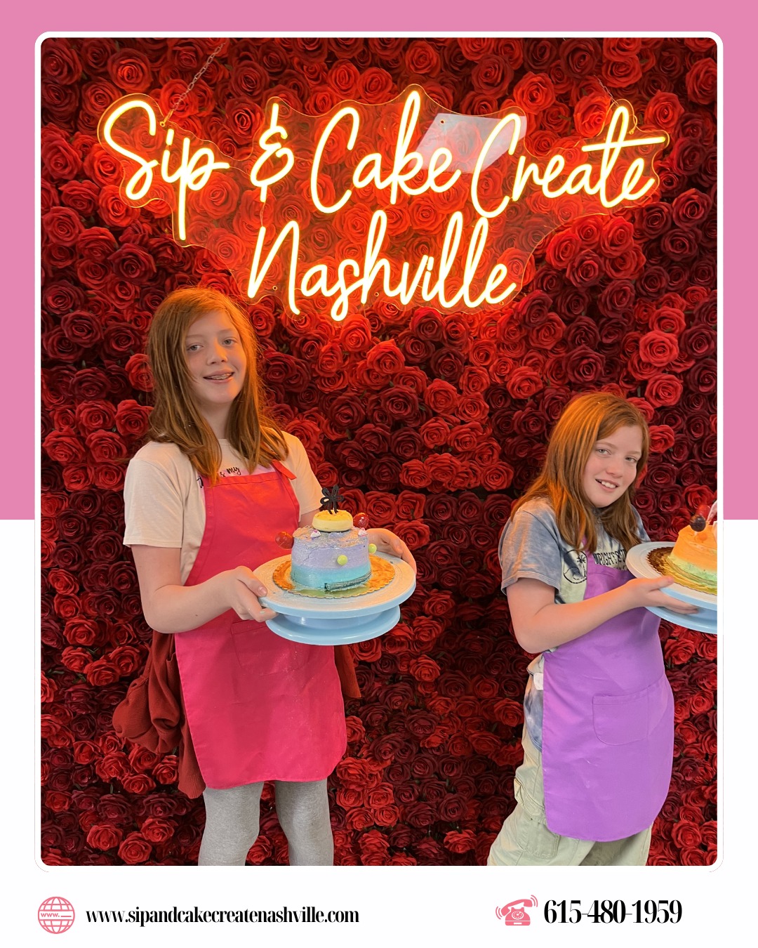 Creativity has no age limit! ๐โจ At Sip & Cake Create Nashville, young bakers step into the spotlight and turn sweet ideas into colorful masterpieces.
From playful designs to proud smiles, every decorating session is filled with fun, laughter, and hands-on creativity.
Itโs the perfect place for kids to explore their imagination, build confidence, and celebrate their unique style. Book a class, plan a party, and let the little artists create memories as sweet as their cakes.
.
.
๐ณ๐๐๐๐ ๐ด๐๐๐ ๐๐ป ๐ณ๐๐๐ ๐๐ ๐๐๐ ๐ฉ๐๐๐
๐ญ๐๐๐๐๐ ๐๐ ๐๐ป @sipandcakecreatenashville
.
.
#sipandcakecreatenashville #CakeArt #CakeDesign #CreativeBaking #CakeDecoratingFun #BakeAndCreate #EdibleArt #CakeTime #BakersOfInstagram #NashvilleEvents #SweetCreations #CakeStudio #CreateAndCelebrate #CustomCakes #CakeInspiration #SweetMoments #BakingExperience #CakeDecorators #FunWithFrosting #YourCakeYourArt