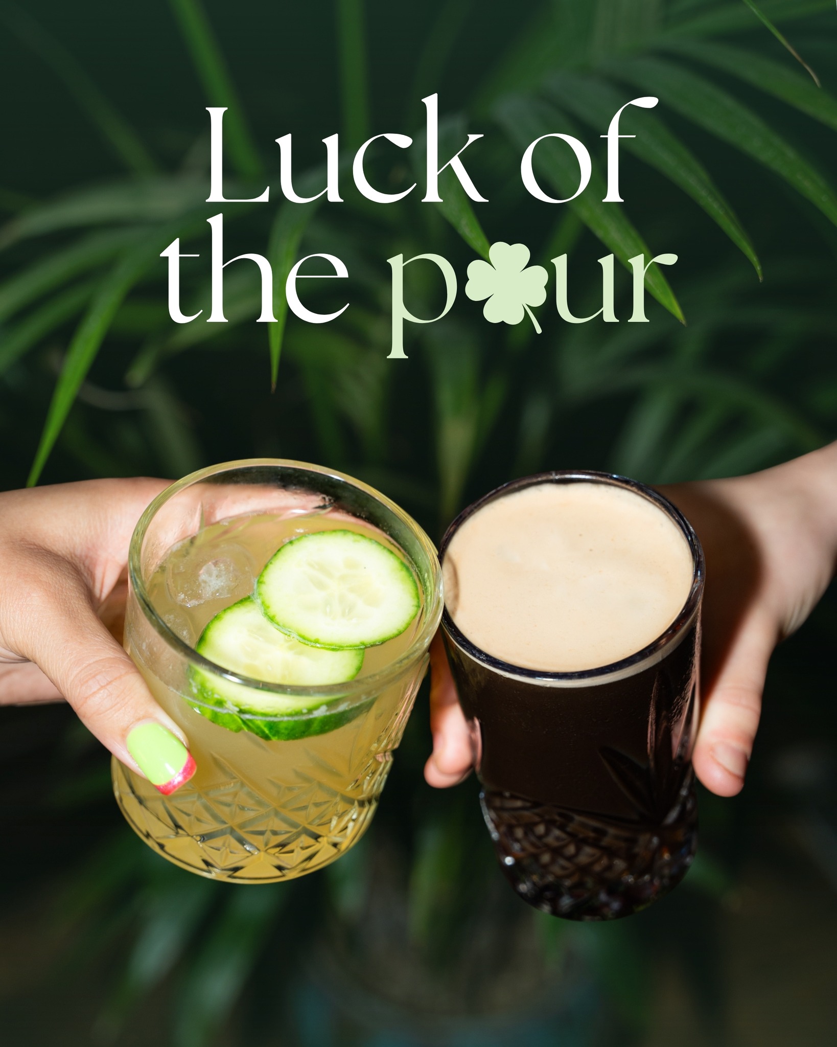 A new month, means new cocktails! 🍹🍀
This month we have:
Irish Maiden 🥒🍸
Paddy’s Black Russian 🖤🍀
£8.50 each*
Available at the Manor Bar until the end of the month ✨
*This offer cannot be used in conjunction with any other discount, promotion or offer. T&Cs apply