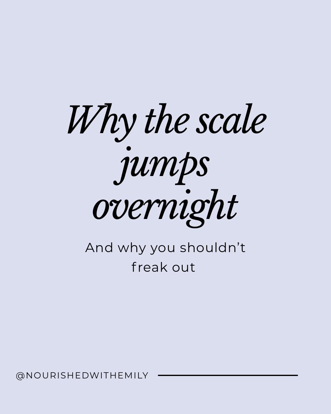 Most overnight scale changes are fluid, not permanent change.
Your body responds to:
Stress
Sleep
Sodium
Travel
Hormonal shifts
When you understand that, you stop reacting emotionally to normal physiology.
Fluctuation is information. Not failure.
Save this for the next time the scale surprises you.