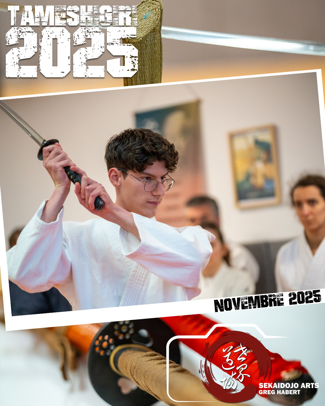 Tameshigiri 2025 - Photo semaine 12
Stage de coupe à la MJC Palaiseau.
Animé par Greg Habert.
Photo Sekaidojo arts par Carole Nicco et Greg Habert
#Aikido #Shizengeiko #StageAikido #FFAB #ArtsMartiaux #Nature #Partage #aikido #aïkido #aikidoforall #aikidoka #iaido #kenjutsu #budo #aikidotechnique #aikidoforall #sekaidojo #aikido_aikikai #aikidoaikikai #aikido_techiniques #womenaikido #aikikai #aikidoaikikai #thebudolife #shizengeiko #Shizengeikoharu #合気道 #spring #franceaikido