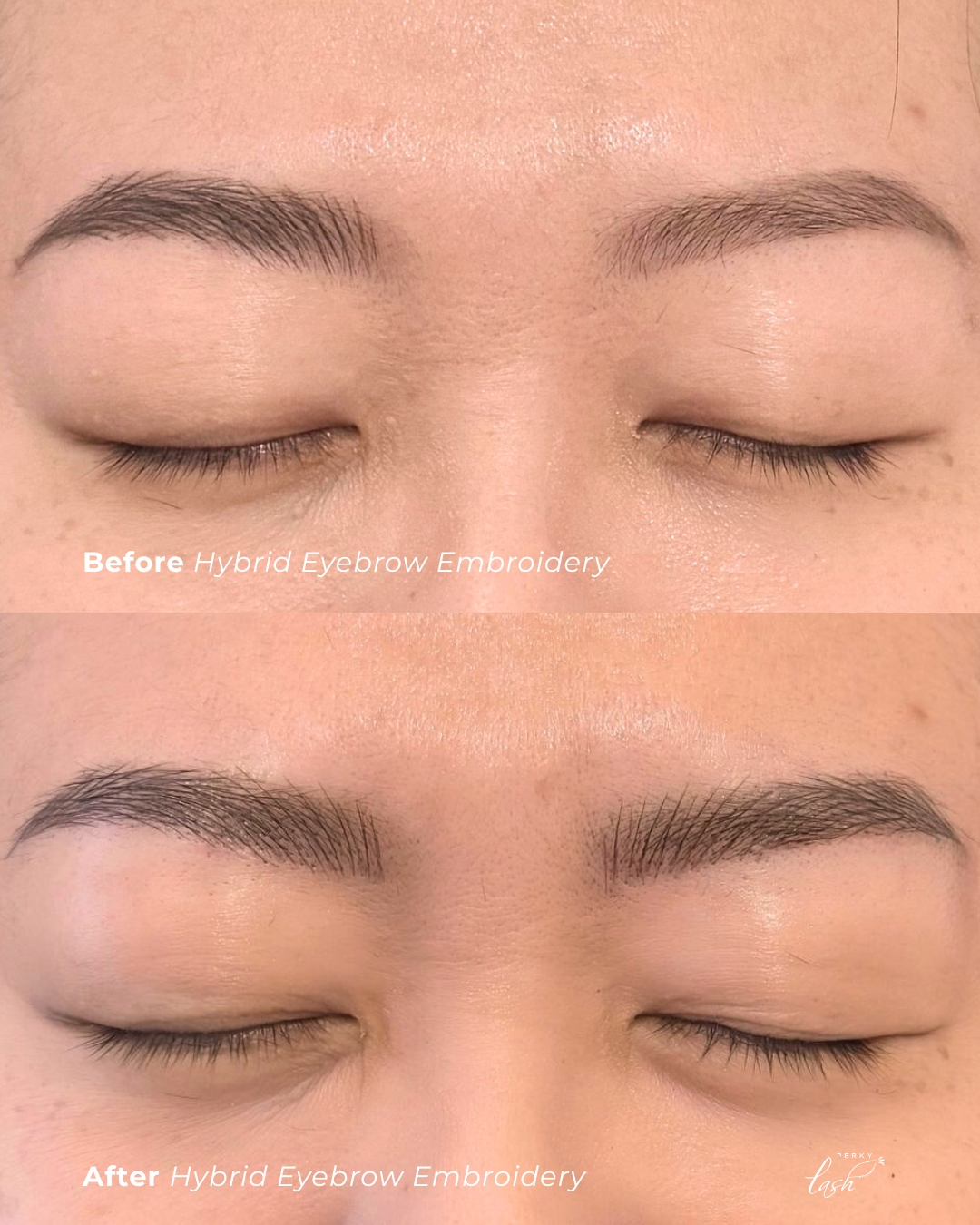 Before โก After
Hybrid Eyebrow Embroidery that enhances your natural brow shape without looking overly harsh.
Soft shading + hair strokes for dimension, structure, and a fuller finish.
Ready to wake up with perfectly shaped brows every day? โจ
DM us to book your consultation or secure your appointment now!
#perkylash #sgbrows