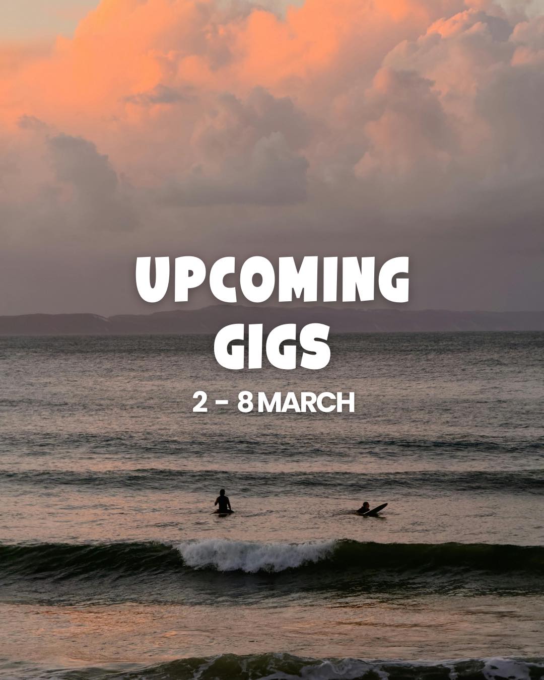 ๐๐โ๐ซ๐ ๐ค๐ข๐๐ค๐ข๐ง๐ ๐จ๐๐ ๐๐๐ซ๐๐ก ๐ฐ๐ข๐ญ๐ก ๐ฌ๐จ๐ฆ๐ ๐๐ฐ๐๐ฌ๐จ๐ฆ๐ ๐ฆ๐ฎ๐ฌ๐ข๐๐ข๐๐ง๐ฌ ๐๐ญ ๐๐ฎ๐ซ๐ ๐๐๐๐ ๐ถ
Monday 2 March โ Kurt Siegfried
Tuesday 3 March โ Disappearing Sister Ruth
Wednesday 4 March โ Open Mic Night
Friday 6 March โ Davey Mac
Saturday 7 March โ Doug Bean
New month, same unbeatable vibe.
Cold drinks, full tables, familiar faces and live musicโฆ.donโt miss out. ๐ค
*
*
#SurfCafePlett #LiveMusicPlett #PlettVibes #OpenMicNight #PlettLife