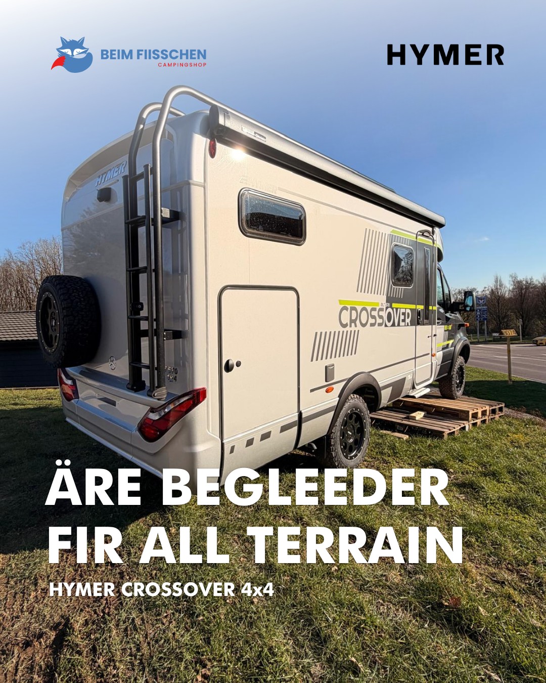 🇱🇺 Den HYMER Crossover 4x4 ass de perfekten Offroad-Camper an dobäi feelt et net u Confort! 🚐🏔️
🗓️ Kommt op eis Porte Ouverte dëse Weekend (7. & 8. Mäerz) an entdeckt nach villes méi!
🇫🇷 Le HYMER Crossover 4x4 est le camping-car offroad parfait et le confort ne manque pas ! 🚐🏔️
🗓️ Passez nous voir lors de notre Portes Ouvertes ce week-end (7 & 8 mars), et explorez bien plus encore !