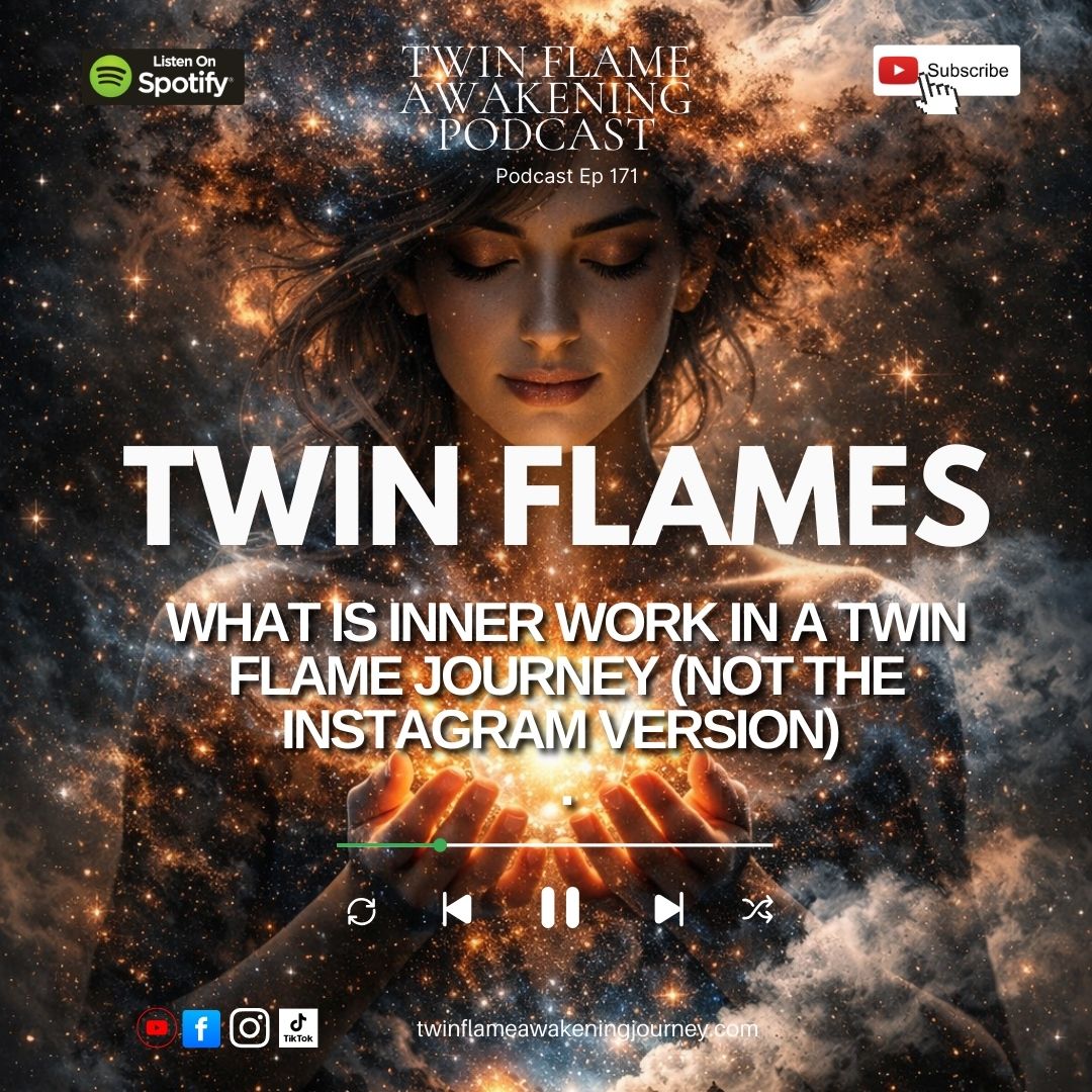 🚨 NEW PODCAST EPISODE IS OUT
“Is Inner Work Really Necessary on the Twin Flame Journey?”
This is one of the most asked questions I receive — in workshops, in sessions, and in messages from people going through this intense and confusing connection.
Because many people enter the twin flame journey believing it is only about love, destiny, and reunion…
But very quickly they begin to ask deeper questions:
• If this is my twin flame, why does it hurt so much?
• Why does the connection trigger abandonment, anxiety, and deep emotional waves?
• Why do some twin flames run while others feel they are constantly chasing?
• Is the separation phase real… or is something else actually happening?
• And what does “inner work” truly mean beyond the spiritual clichés we hear everywhere?
In this new episode we go deep into the real meaning of inner work on the twin flame journey — not the Instagram version, but the psychological, energetic, and spiritual layers that most people miss.
In this episode we explore:
✨ Why the twin flame connection activates your deepest unconscious patterns
✨ The difference between attachment and true love
✨ Why the journey can trigger intense emotional and nervous system reactions
✨ The hidden purpose of the separation phase
✨ The role of shadow work and self-awareness in spiritual connections
✨ Why inner union changes everything
Because the biggest realization many people eventually arrive to is this:
The twin flame journey is not here to simply bring two people together.
It is here to bring you back to yourself.
🎧 Listen now on the Twin Flame Awakening Journey Podcast
#TwinFlamePodcast #TwinFlameJourney #InnerWork #SpiritualAwakening #ConsciousLove #KundaliniAwakening #SelfDiscovery