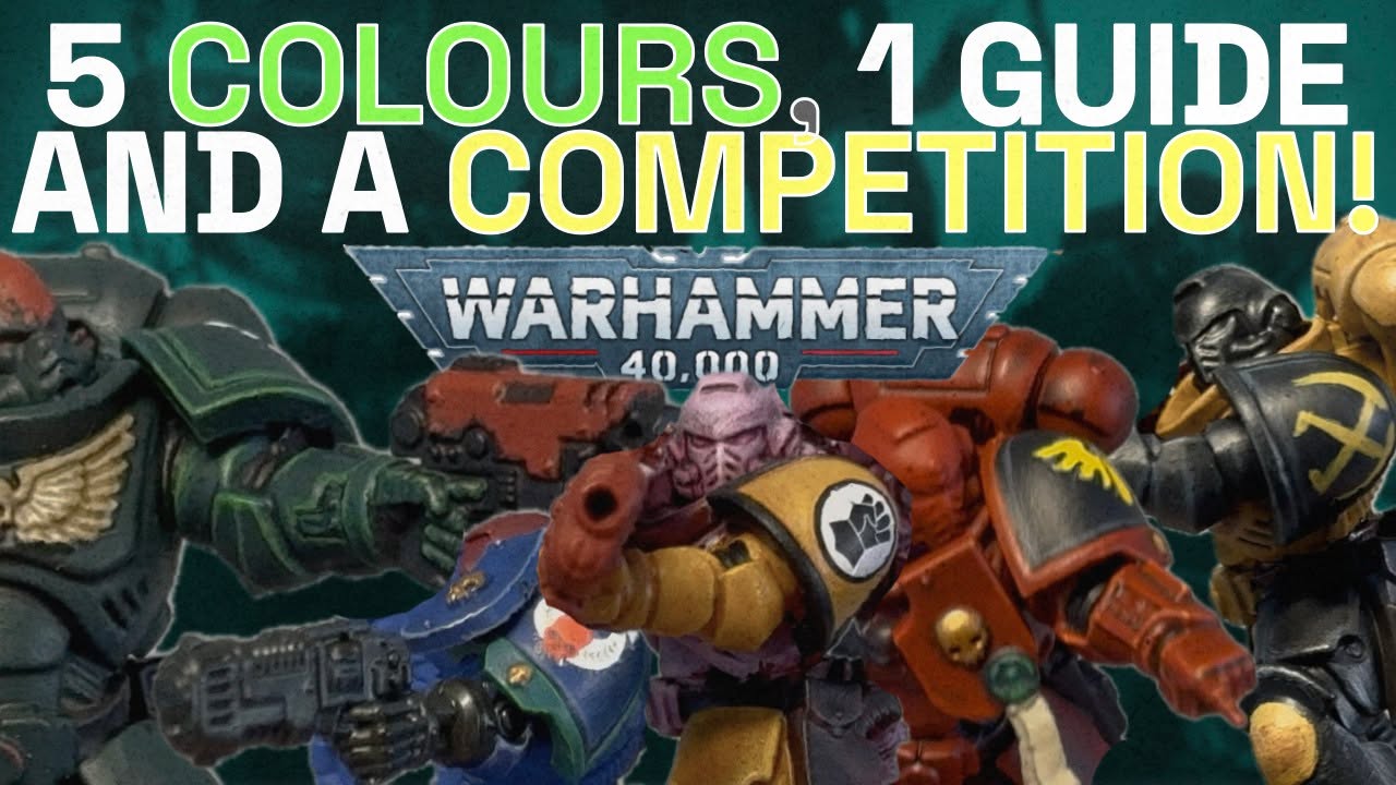 ⭐️Tomorrow at 7PM UK Time⭐️
🔥5 Colours, 1 Guide and a Competition!🔥
🎉https://youtu.be/IoVcob8pnnc🎉
5 Minis, 5 Colours, 1 Guide and a Competition! Full steam ahead as we go through a few favourite space marine chapters and a quick reference guide on how to paint their armour colours! In the green corner - Dark Angels, in the blue corner, Ultramarines, in the yellow/pink corner - Imperial Fists, in the red corner - Blood Angels and in the black corner - Sythes of the Emperor!
Join us on this merry painting journey as we give you the colour recipes you need to make your Warhammer minis look their best!
👀COMPETITION WORD👀 is hidden in the video, it is needed for Saturdays competition opening 🎉🥳
An up to £30 character of your choice is up for grabs! Shipping to residents of the US, UK and EU.