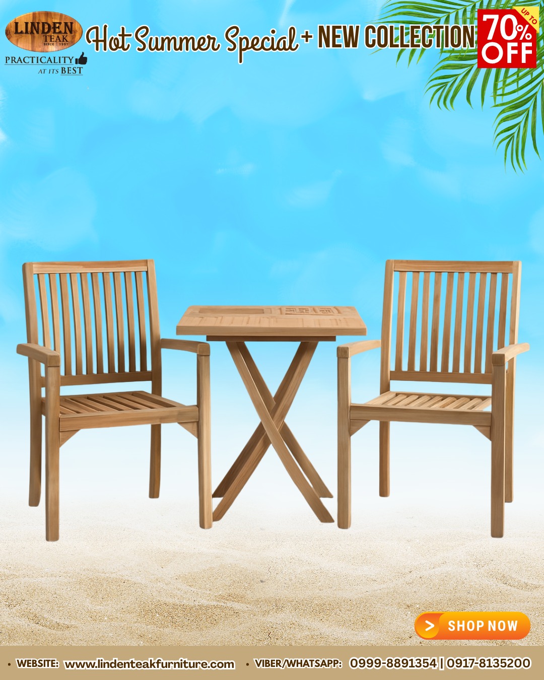 🔥 Hot Summer Special + New Arrival 🔥 Up to 70% OFF on Selected Items!
☀️ The heat is on and so are the savings! 🌴 Discover our hottest summer deals plus exciting new arrivals you’ll absolutely love! From must-have pieces to fresh new finds, this is your perfect time to shop and save BIG! 💛
Don’t miss out — these deals are too hot to handle and won’t last long! 🔥
Ask now! Here are the details:
SHOWROOMS:
☀️ Pitimini, Quezon City (Main Office)
Landline: 8372-2892
Mobile: 0999-889-1354 | 0999-889-1407
☀️ CW Home Depot Commonwealth,
2nd Floor, Quezon City
Mobile: 0999-889-1403
🌞🏖️ For more information or assistance, please contact our friendly customer support team at 0999-889-1354 and look for Irish, Angie, or Tine.
🌊 Not valid with other promos or discounts.
🌊 Promo runs until May 2026 or while allocated stocks last.
🌊 Items are subject to availability (limited stocks only).
🌊 Payment via cash, check, bank transfer, OTC, or GCASH only.
🌊 Delivery charges may apply.
Shop now and make this summer unforgettable! 🌞✨
#SummerSale #HotDealsPH #FurniturePH #HomeEssentials #SulitDeals #UpTo70Off #ShopNowPH #ViralFinds