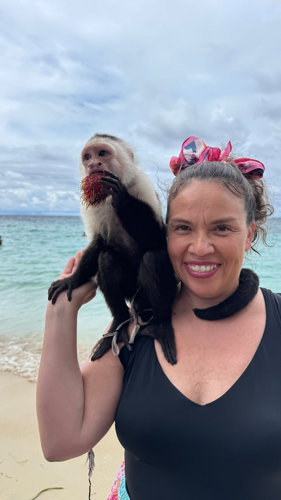 When in west bay beach you need to meet Mr. Randy a very cute and funny monkey that is waiting to receive a treat and take a picture with you. So next you come to Roatan and are in West Bay Beach be on the look out for Mr. Randy. #monkeytime #slothpark #realdeal #bookitnow #excursions #cruiselife @cruisecritic Carnival Cruise Line @royalcaribbean #shoreexcursionsforcruisers @sharonatseatravel