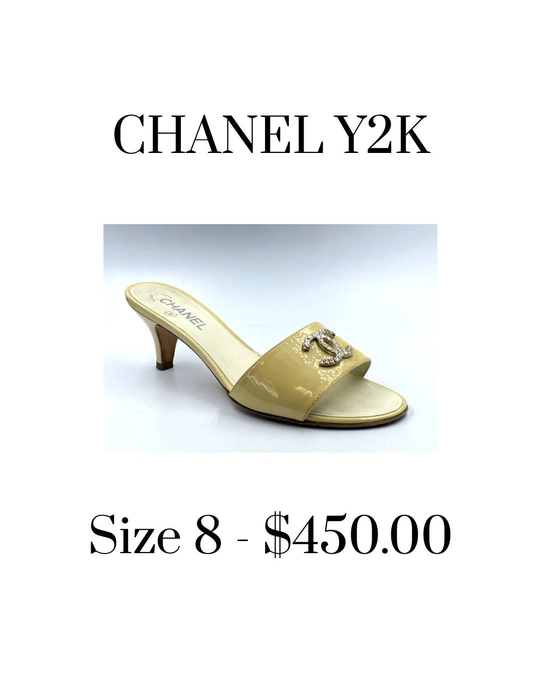 Butter yellow is the color of spring 🧈💛
Y2K energy with a soft spring twist. These patent leather Chanel mules feature the iconic silver CC logo and the sweetest kitten heel silhouette. Feminine, glossy, and effortlessly chic — pair them with denim, a slip skirt, or a flowy midi for that main character moment.
Size 38 (US 8).
Comment BUTTER if you’re loving this spring shade 💛
#SpringShoes #ButterYellow #Y2KStyle #VintageLuxury #SpringTrends #KittenHeels