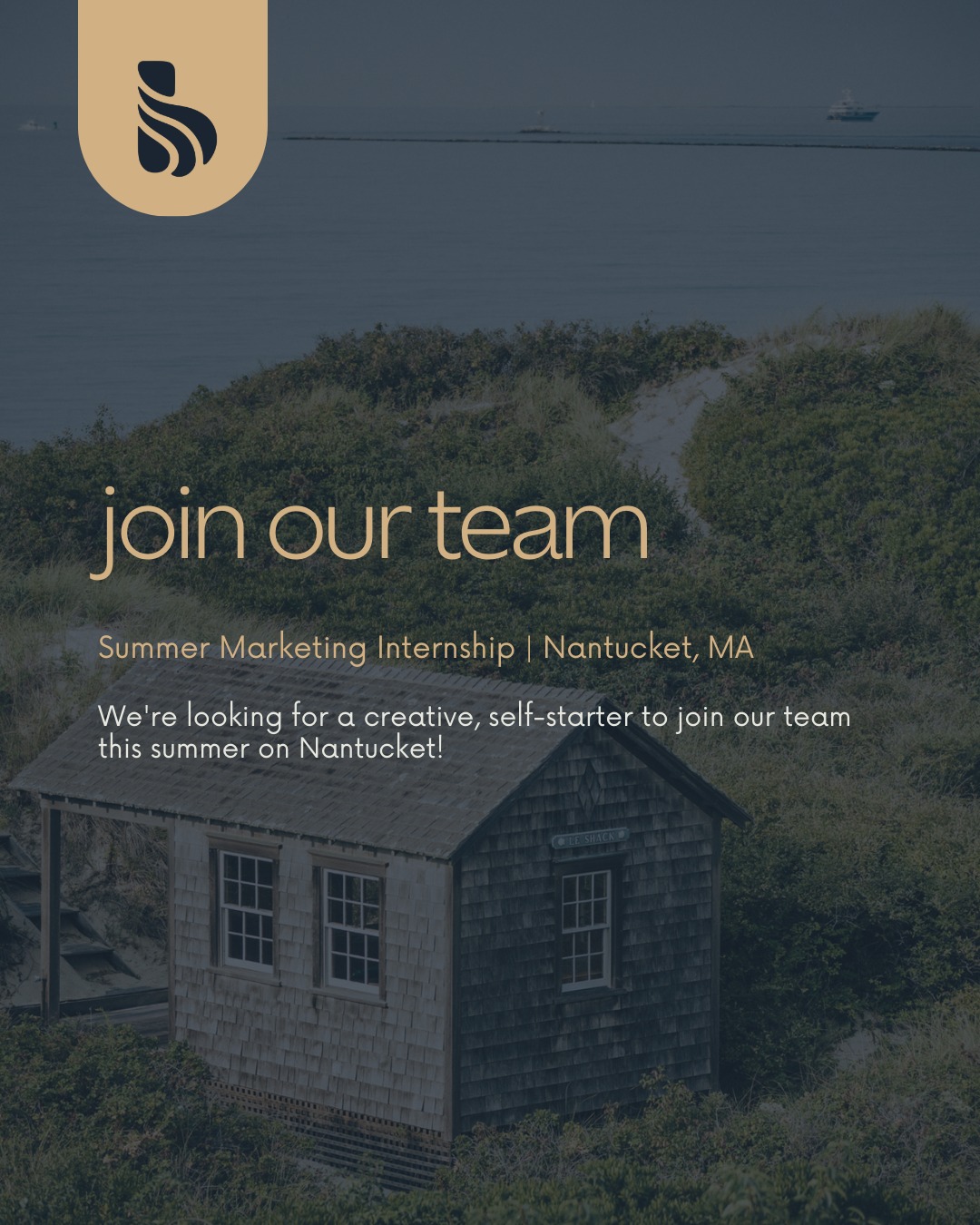 We’re hiring a Summer Marketing Intern based on Nantucket ☀️
If you’re creative, organized, and excited about content creation, social media, branding, and more about the world of marketing, this is for you.
You’ll gain hands-on experience creating content for seasonal businesses, attending island events, and collaborating across paid ads, web, branding, and strategy.
📍 Must have housing on Nantucket May–August
⏳ 5–8 hours per week
📅 Must be available for a special event June 17–21 (35-40 hours required that week)
To learn more or apply, visit: bluesevenstudio.com/careers