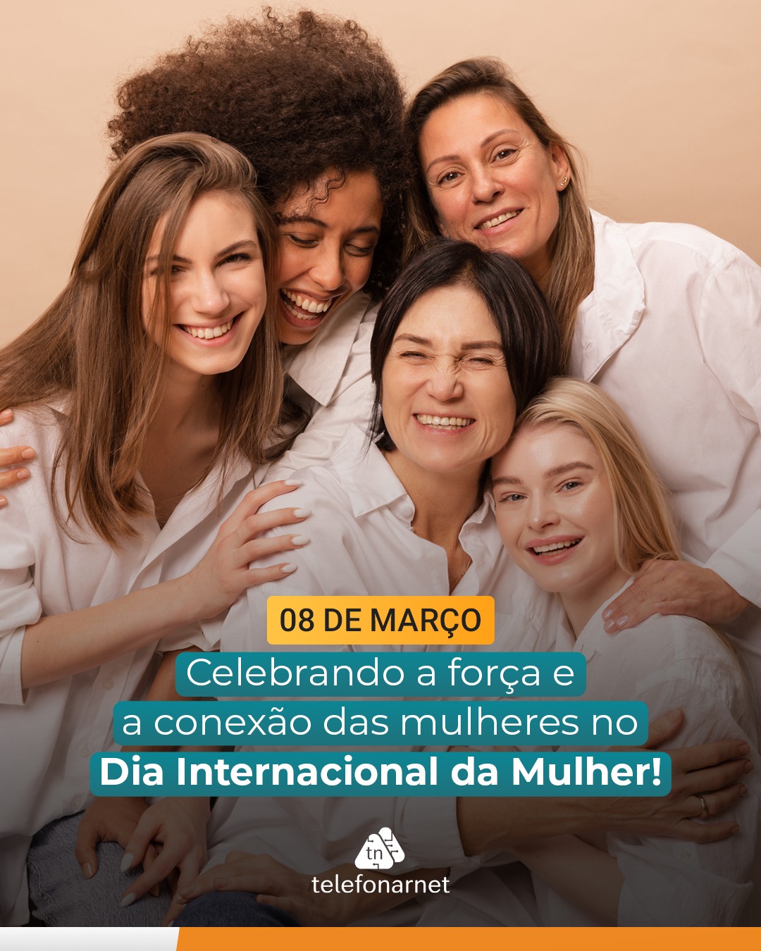 No Dia Internacional da Mulher, queremos homenagear todas as mulheres que fazem a diferença, seja no trabalho, nos estudos ou na vida pessoal.
Na Telefonar, queremos apoiar a conexão de todas as mulheres, permitindo que elas sigam conquistando seus objetivos.
Feliz Dia Internacional da Mulher! 💙