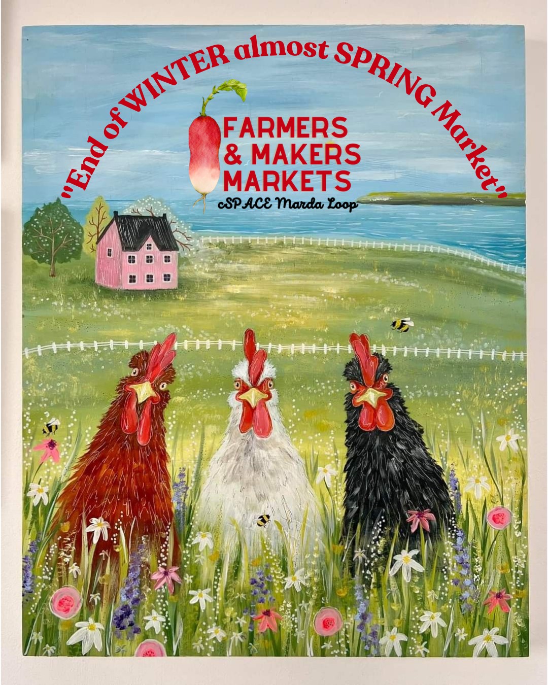 Something to Cluck About!
The countdown is officially ON. We are less than two weeks away from the Farmers’ & Makers Market: "End of WINTER almost SPRING" market!
The local crew is already peeking over the fence, eager for those longer days and fresh market finds. Whether you're hunting for hand-crafted treasures or the best local eats, it’s time to shake off the frost and join us at cSPACE Marda Loop.
📍 The Details
Location: cSPACE Marda Loop
Timing: March 14, 2026 - 10:00am till 4:00pm
The Vibe: Fresh, local, and finally—finally—feeling like spring.
Don’t be like these three and just watch from the sidelines. Come say hi, support our makers, and help us welcome the new season!
@cspace.mardaloop