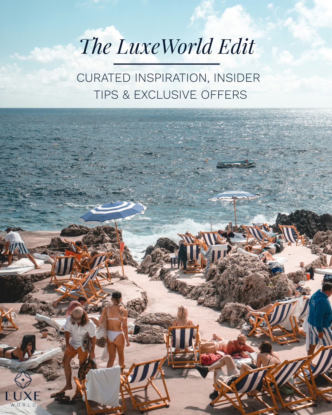 The ✨ LuxeWorld Edit ✨ is our curated newsletter where we share destination inspiration, insider travel tips and exclusive offers.
It’s thoughtful. It’s considered. And it’s designed for travellers who value doing it well.
If you’d like first access to what we’re loving (and booking) right now, join us.
Subscribe via the link in our bio or via our Instagram story.