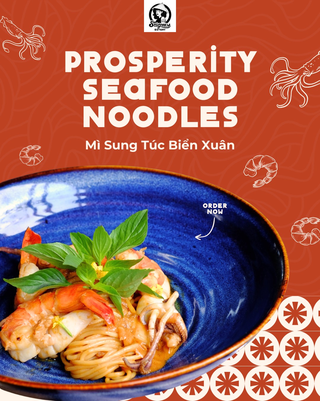 🦐 MÌ SUNG TÚC BIỂN XUÂN
Sợi mì mềm mướt quyện cùng vị ngọt thanh từ hải sản tươi rói, điểm xuyết hương quế tươi dịu nhẹ - một bản giao hưởng vị giác vừa đủ đầy, vừa thanh khiết rất phù hợp cho tiết trời mùa này.
✨ Vị ngọt của hải sản biển. Chút phong vị của mùa xuân.
Ghé Saigonese để cùng tận hưởng một buổi tối thật thong dong và trọn vẹn nhé.
A delicate touch for a special day.
📩 Inbox để chúng mình giữ bàn cho bạn nha!
______________________________
Silky smooth pasta intertwined with the delicate sweetness of fresh seafood, lightly accented with fragrant herbs - a flavor symphony that is both fulfilling and refreshing, a touch of purity, ideal for the current season.
✨ The sweetness of the sea. A touch of spring.
Join us at Saigonese to treat your beloved people to a leisurely and memorable evening.
A delicate touch for a special day.
📩 Message us to secure your table for the special taste!
____
𝗦𝗔𝗜𝗚𝗢𝗡𝗘𝗦𝗘 𝗘𝗔𝗧𝗘𝗥𝗬
129A Trần Hưng Đạo, Dương Đông, Phú Quốc
Tel 0938059650
#saigoneseeatery #phuquoc #happywomensday