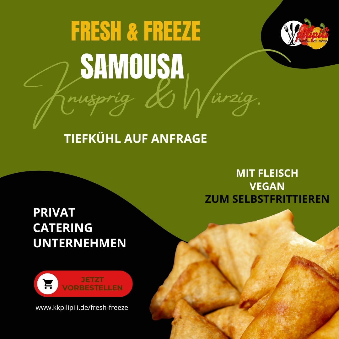 ❄️ Fresh & Freeze Service ❄️
Frisch produziert, schonend tiefgekühlt und auf Anfrage für dich zubereitet.
Einfach selbst frittieren:
ob Zuhause,
für dein Catering,
deinen Imbiss
oder dein Restaurant.
🔥 Maximale Flexibilität. Volle Qualität. 100 % KK PiliPili-Geschmack. 🔥
👉 Jetzt anfragen & vorbestellen.
#kkpilipili #foodlover #catering #restaurant #foodie