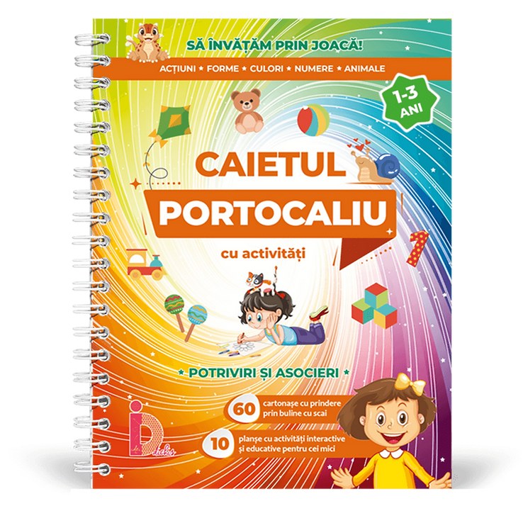 🧡🙂 Caietul PORTOCALIU (2+ ani) este foarte potrivit când vrei multe potriviri în variante diferite: culori, umbre, forme geometrice, plus jocuri de atenție ❤️
Se lucrează cu 60 de cartonașe cu scai, iar formatul B5 îl face ușor de luat în geantă 💙
🎨 Are activități cu:
✅ Așa Da / Așa Nu
✅ Secvențialitate (construirea pe etape)
✅ Potriviri de umbre
✅ Identificări din mulțimi
✅ Dinozauri, animale, transport!
💛 89 lei 🚚 Transport gratuit peste 229 lei
Link în bio! 👆
#ideicudichis #caietulportocaliu #potriviri #2ani #activitatiinteractive #cartonasecuscai