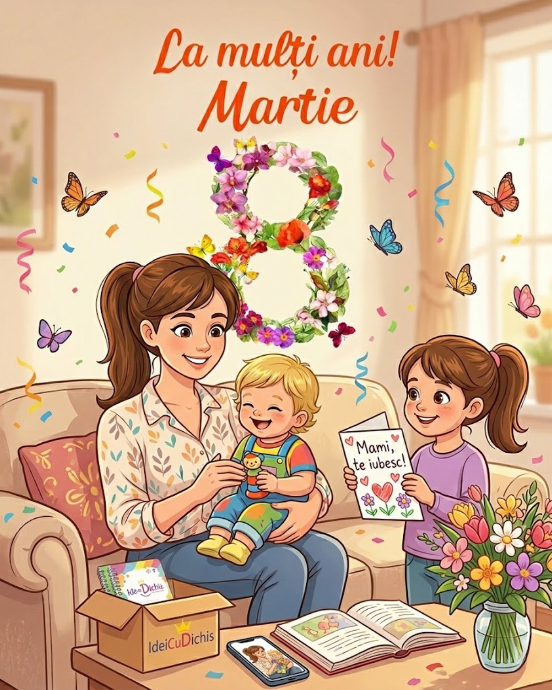 💐 La mulți ani, femeilor minunate!
Azi e ziua VOASTRĂ – a mamelor, bunicilor, mătușilor, educatoarelor, prietenelor, surorilor... 🌸
Voi sunteți cele care:
💕 Îmbrățișați cu răbdare după o zi grea
💕 Găsiți soluții creative când ideile lipsesc
💕 Transformați momentele simple în amintiri prețioase
💕 Faceți totul cu dragoste, chiar și când sunteți obosite
Astăzi, luați o pauză și lăsați-vă răsfățate! Meritați! 🌷
Cu admirație, Echipa Idei cu Dichis 💝
#8martie #ziuafemeii #lamultiani #mame #femeiputernice #ideicudichis
