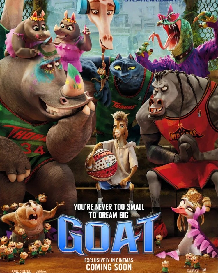 Top Family choice! - Advance Notice - Cinema - Goat (PG)
Sat 14/15 Mar | MK Gallery
Will is a small goat with big dreams who gets a once-in-a-lifetime shot to join the pros and play roarball–a high-intensity, co-ed, full-contact sport dominated by the fastest, fiercest animals in the world. Check Website for screen times . . .
https://mkgallery.org/event/goat-pg/