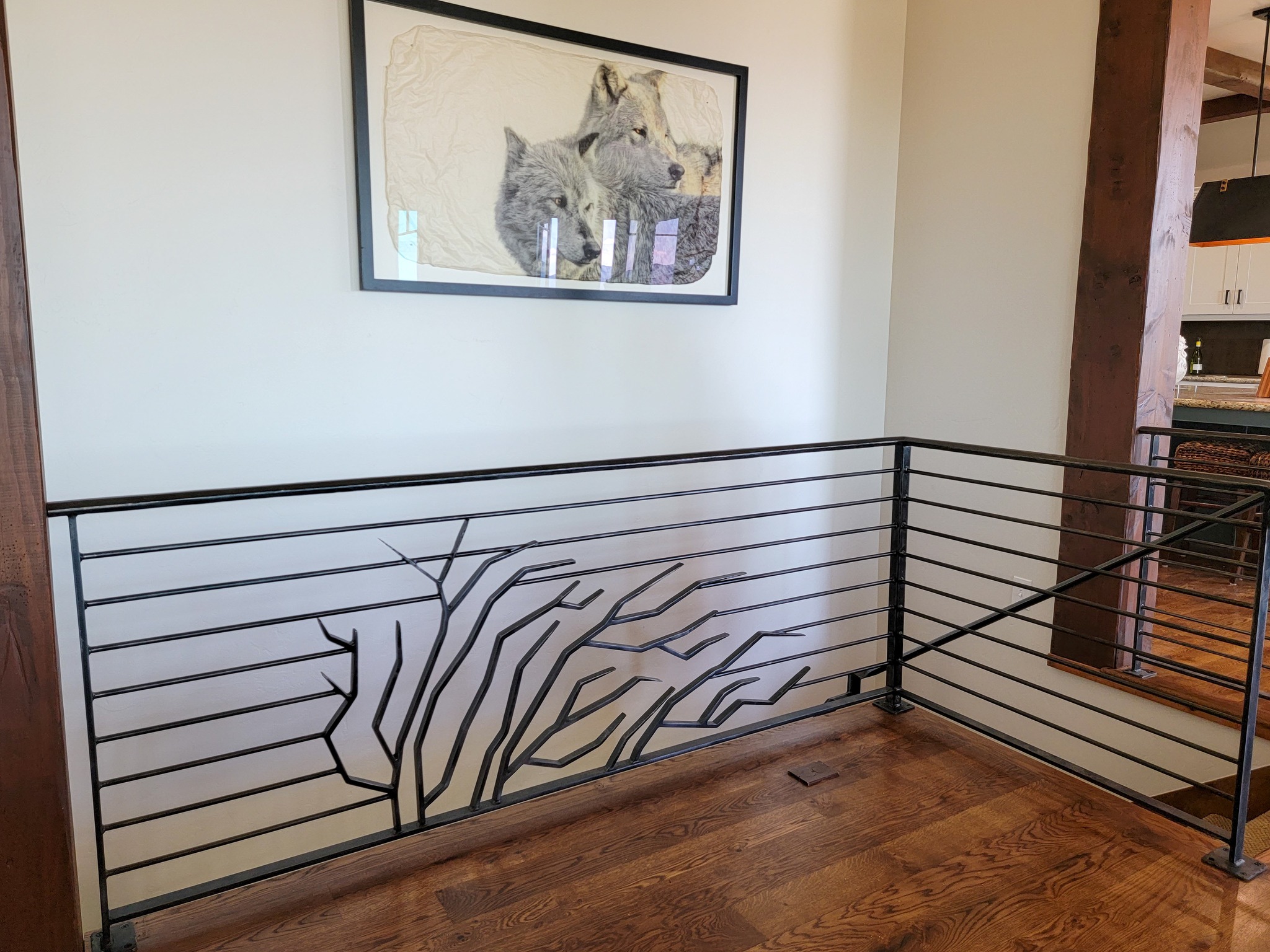 Unique, natural, and built to stand out while blending in
#railing #stairs #handrail #metaldesign #fabrication #smallbusiness #architecture #utahdesigner #utahhomes #utahcustomhomes #metalfabrication #welding #metal #metalrailings #indoorrailings #homerenovation #custom #customrailing #americaneaglewelding