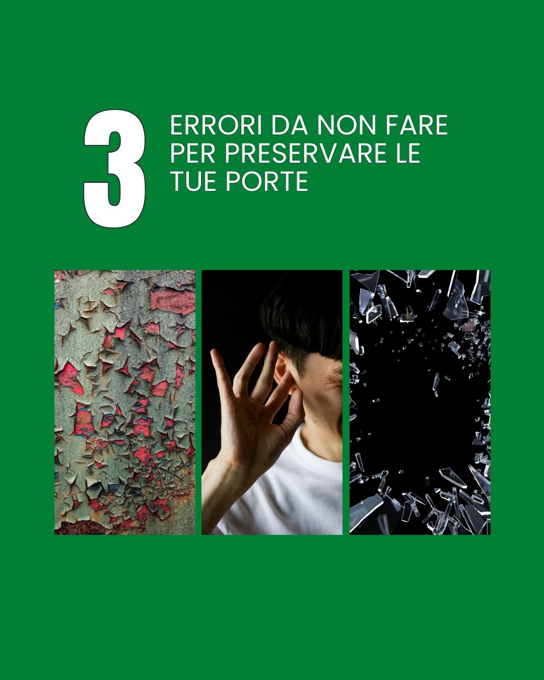 Vuoi che le tue porte restino splendide come il primo giorno? 🚪✨
Spesso bastano piccole attenzioni quotidiane per preservare la bellezza e la funzionalità della tua casa nel tempo.
❗Ecco 3 semplici consigli dei nostri esperti per prenderti cura delle tue porte al meglio:
1️⃣ Dimentica lo sgrassatore: un panno in microfibra leggermente umido è l'alleato ideale per non opacizzare la finitura.
2️⃣ Ascolta i piccoli segnali: un tocco di spray al silicone elimina i cigolii e mantiene le cerniere in perfetta salute.
3️⃣ Niente carichi extra: evita di appendere borse pesanti alle maniglie per non affaticare la meccanica interna.
Scorri le slide per scoprire i nostri segreti di manutenzione e salva il post per avere questa guida pratica sempre a portata di mano! ✨
📍 via Manzoni, 1 Cercenasco (TO)
📞 +39 011 980 97 30
🌐 www.ebeporte.it
#PorteInterne #CuraDellaCasa #Cercenasco #ConsigliUtili #InteriorDesign #Pinerolo