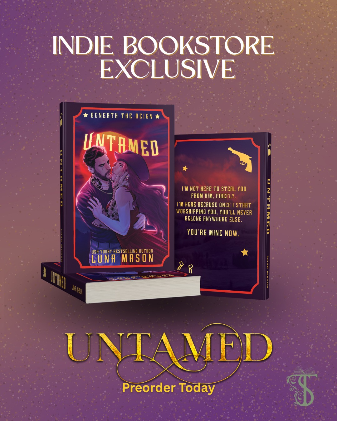 “He can come after my ranch.
My freedom.
Even my life.
But no one gets away with touching my wife.”
If that line just did something to you… this book is for you!
✔️ Dark mafia x cowboy romance
✔️ Marriage for protection
✔️ Protective, obsessive MMC
Preorder the Indie Exclusive Edition of UNTAMED by Luna Mason and receive a swag pack with art prints, stickers, and a bookplate.
Romance readers — this man is feral. Don’t miss him.
Preorder here: https://www.topshelfbookbar.com/product-page/indie-exclusive-untamed-preorder
.
.
.
.
.
#romancebooks #cowboy #MafiaRomance #sale #bookish