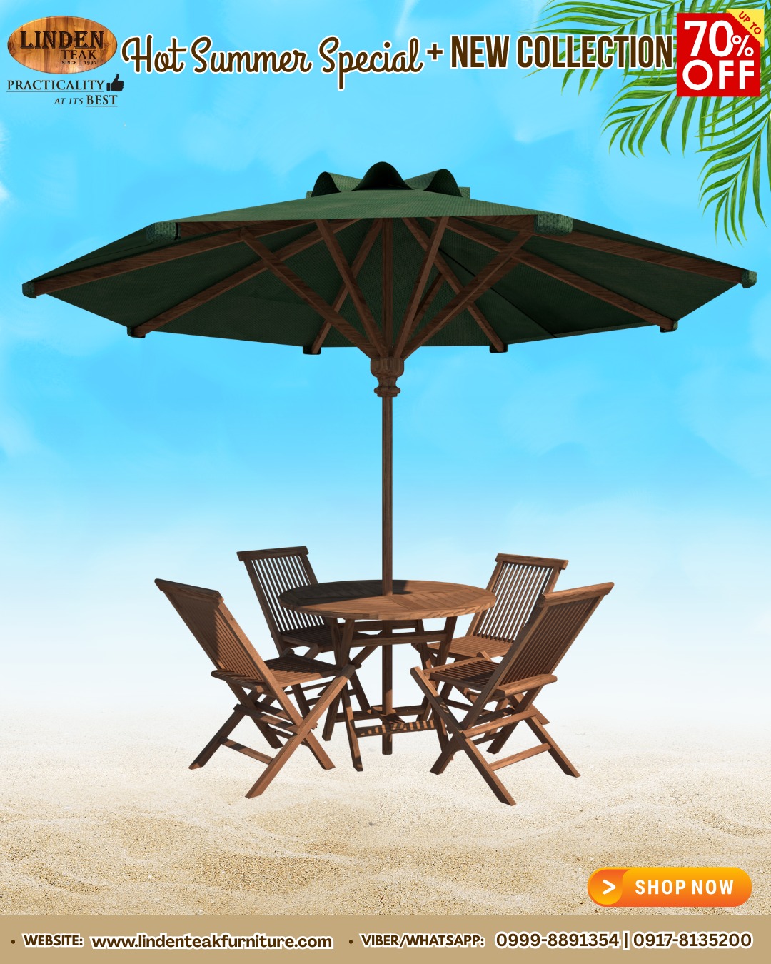 🔥 Hot Summer Special + New Arrival 🔥 Up to 70% OFF on Selected Items!
☀️ The heat is on and so are the savings! 🌴 Discover our hottest summer deals plus exciting new arrivals you’ll absolutely love! From must-have pieces to fresh new finds, this is your perfect time to shop and save BIG! 💛
Don’t miss out — these deals are too hot to handle and won’t last long! 🔥
Ask now! Here are the details:
SHOWROOMS:
☀️ Pitimini, Quezon City (Main Office)
Landline: 8372-2892
Mobile: 0999-889-1354 | 0999-889-1407
☀️ CW Home Depot Commonwealth,
2nd Floor, Quezon City
Mobile: 0999-889-1403
🌞🏖️ For more information or assistance, please contact our friendly customer support team at 0999-889-1354 and look for Irish, Angie, or Tine.
🌊 Not valid with other promos or discounts.
🌊 Promo runs until May 2026 or while allocated stocks last.
🌊 Items are subject to availability (limited stocks only).
🌊 Payment via cash, check, bank transfer, OTC, or GCASH only.
🌊 Delivery charges may apply.
Shop now and make this summer unforgettable! 🌞✨
#SummerSale #HotDealsPH #FurniturePH #HomeEssentials #SulitDeals #UpTo70Off #ShopNowPH #ViralFinds