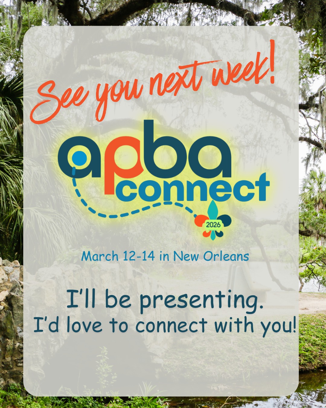 🎉 I’m excited to be presenting at APBA Connect 2026 in New Orleans! Join me March 12‑14, and catch my session “Shaping Policy, Sparking Change: Your Role in ABA Legislative Advocacy” on March 14 @ 10:50 AM CST in Room Bogne. 💬 I’d love to connect with you—see you there!
#APBAConnect2026 #ABA #AppliedBehaviorAnalysis #Autism #AutismSupport #AutismTherapy #ABAtherapy #BehaviorAnalysis #BCBA #Autismawareness #AutismCommunity #Neurodiversity #SpecialNeeds #Advocacy #LegislativeAdvocacy #InHomeABA #BehaviorAnalyst #AutismAcceptance #RBT