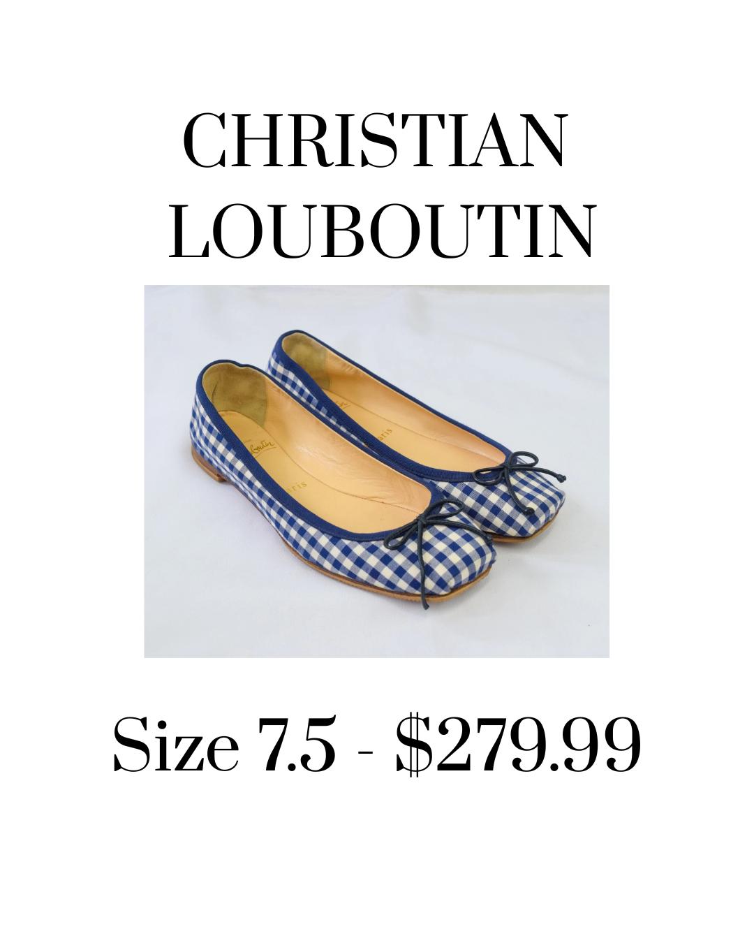 Blue skies but make it ballet-core 💙🩰
Spring called… she wants gingham. ☁️💐
These Rosella flats in blue + white are giving picnic dates, farmer’s market mornings, and soft girl energy all season long.
Square toe. Effortless silhouette. That iconic red sole moment underneath ❤️✨
Pair them with:
🤍 White linen trousers
👖 Vintage denim
💙 A flowy sundress
Size 37.5 / 7.5 US
$279.99
Soft. Classic. Very spring-coded. 🌷
Comment “GINGHAM” if these are your spring staple 👇💙
#SpringStyle #BalletFlats #GinghamLove #SoftSpring #LuxuryFinds #RedSole #SpringOutfits #CoastalChic